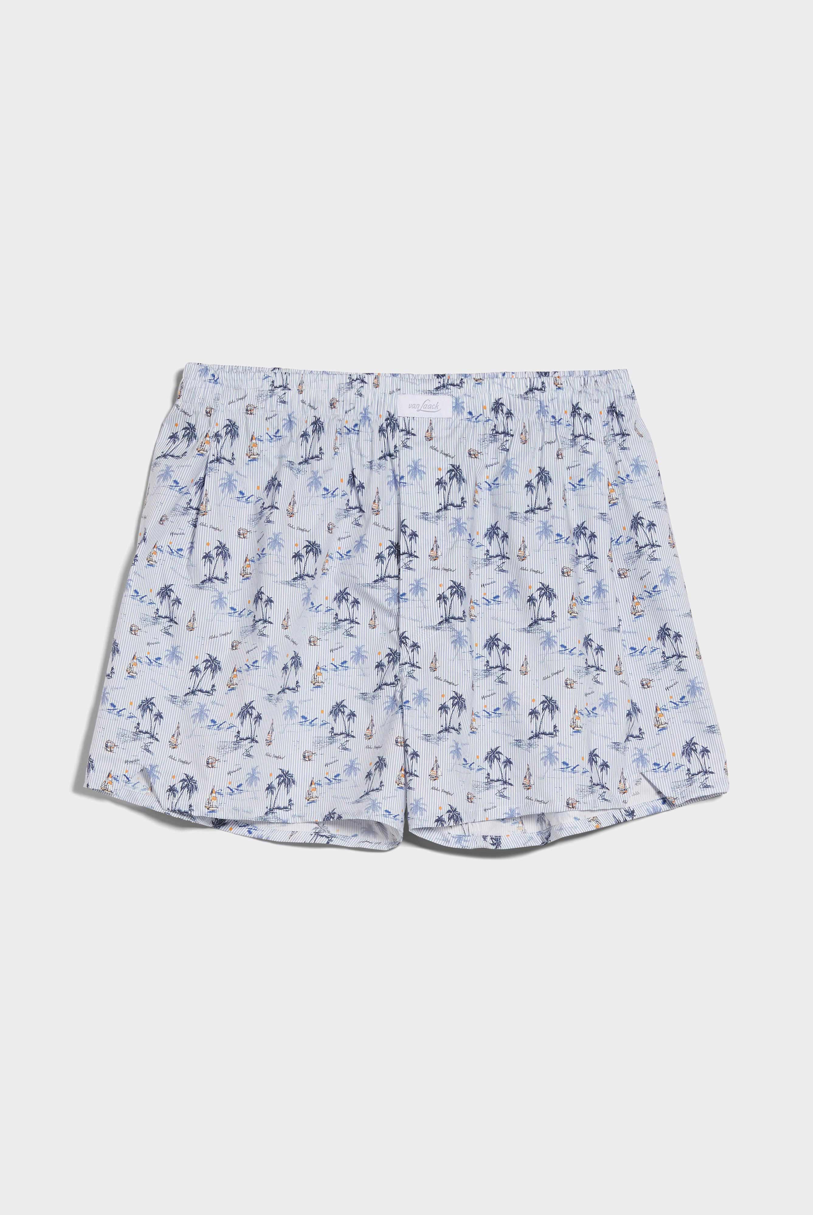 Van Laack-Bequeme Boxershort mit Strand Druck Blau-Unterwäsche-Black-Deal-Outlet-by-ARCHIVIST