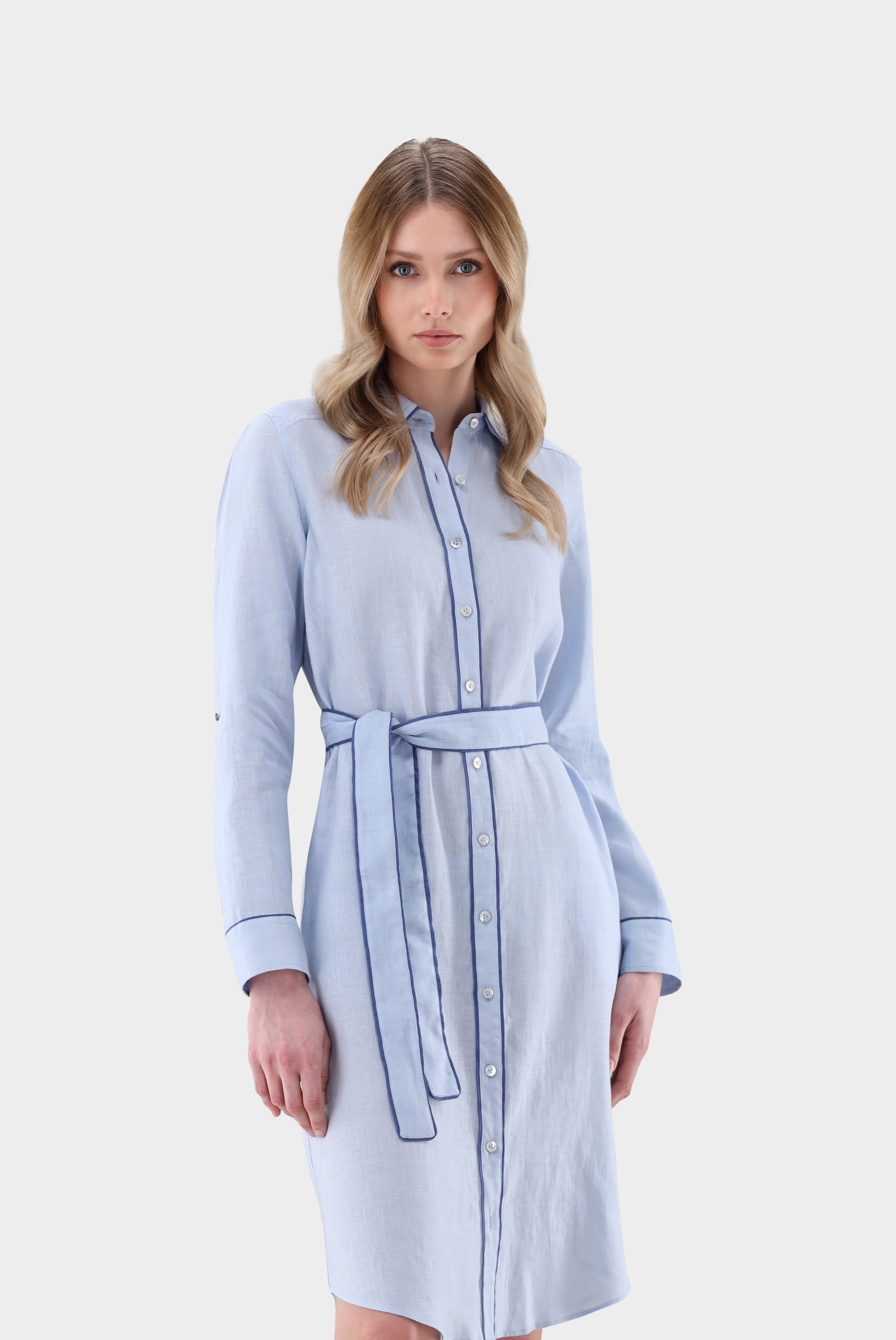 Van Laack-Hemdblusenkleid aus Leinen-Kleider & Röcke-Black-Deal-Outlet-by-ARCHIVIST