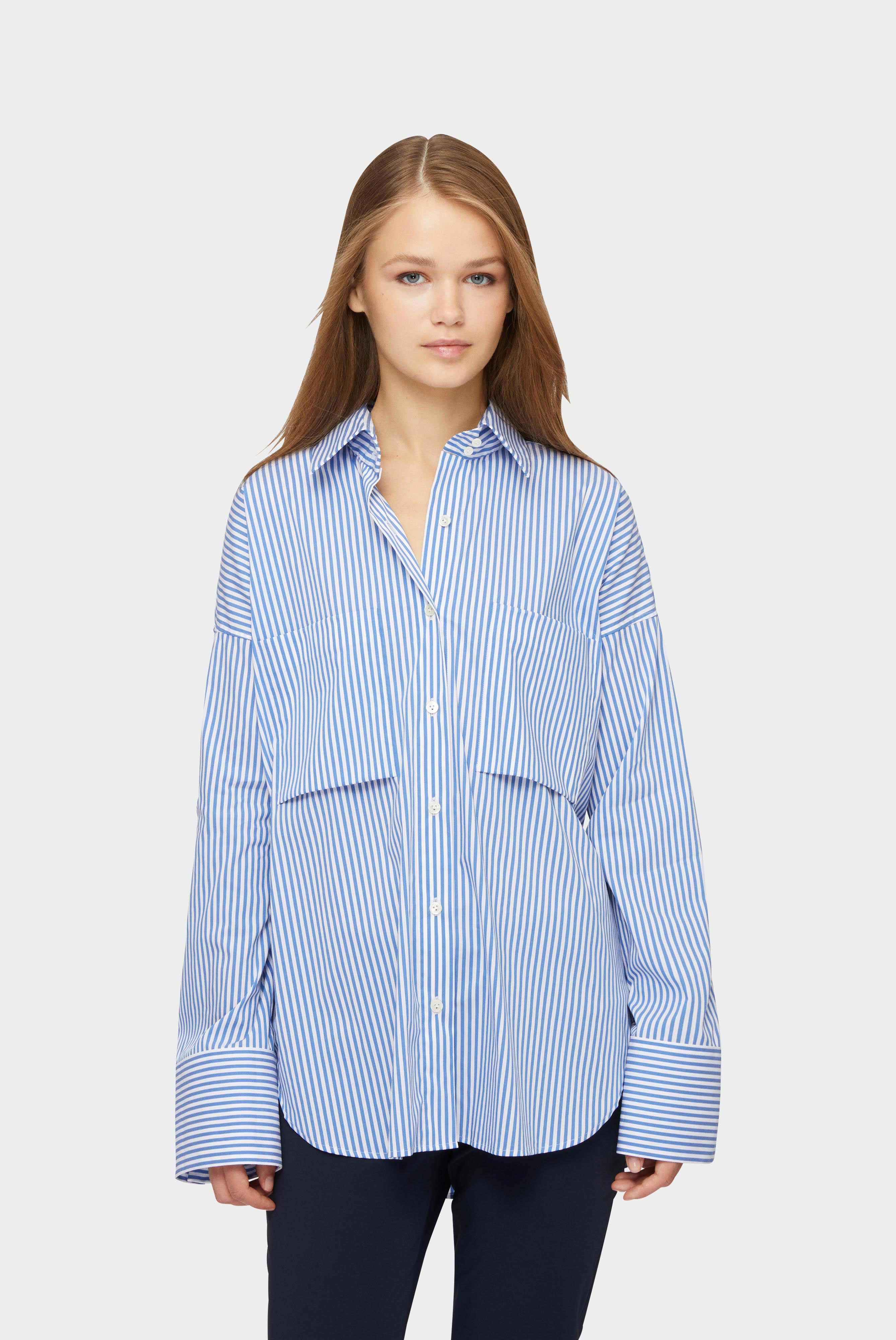 Gestreifte Hemdbluse