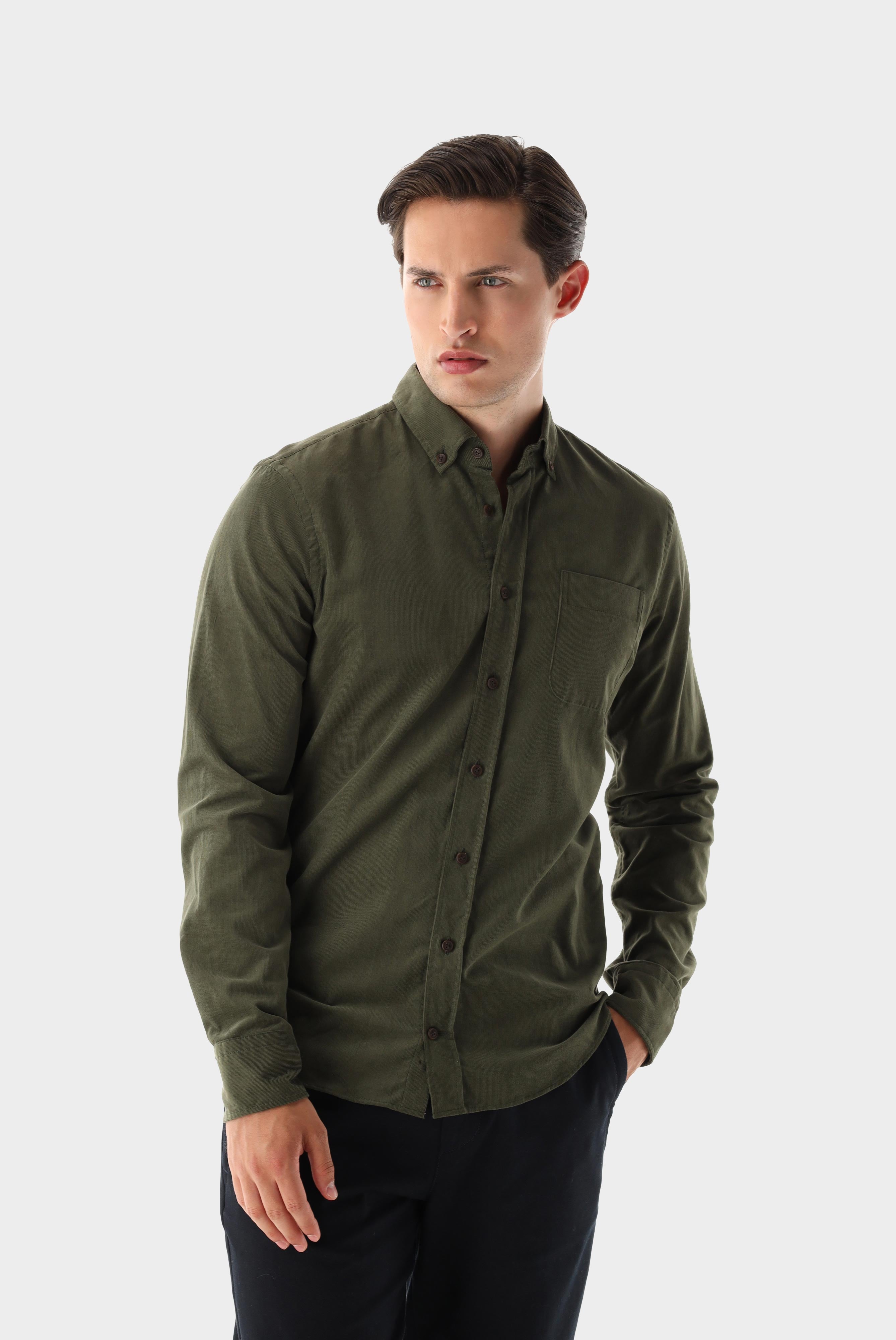 Van Laack-Kordhemd Slim Fit-Hemden & Blusen-Black-Deal-Outlet-by-ARCHIVIST