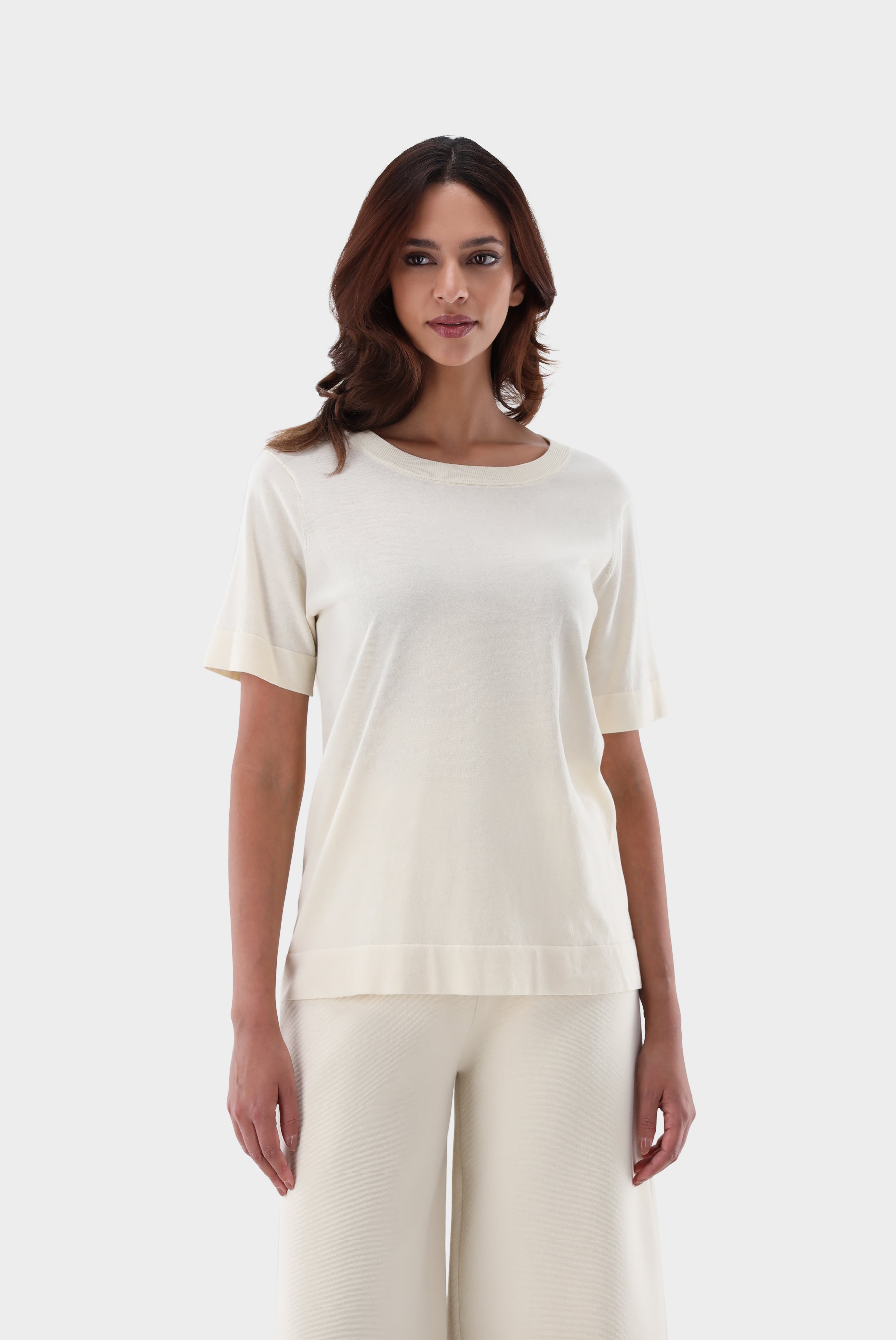 Van Laack-Lockeres Strick T-Shirt aus Air Cotton-Shirts-Black-Deal-Outlet-by-ARCHIVIST