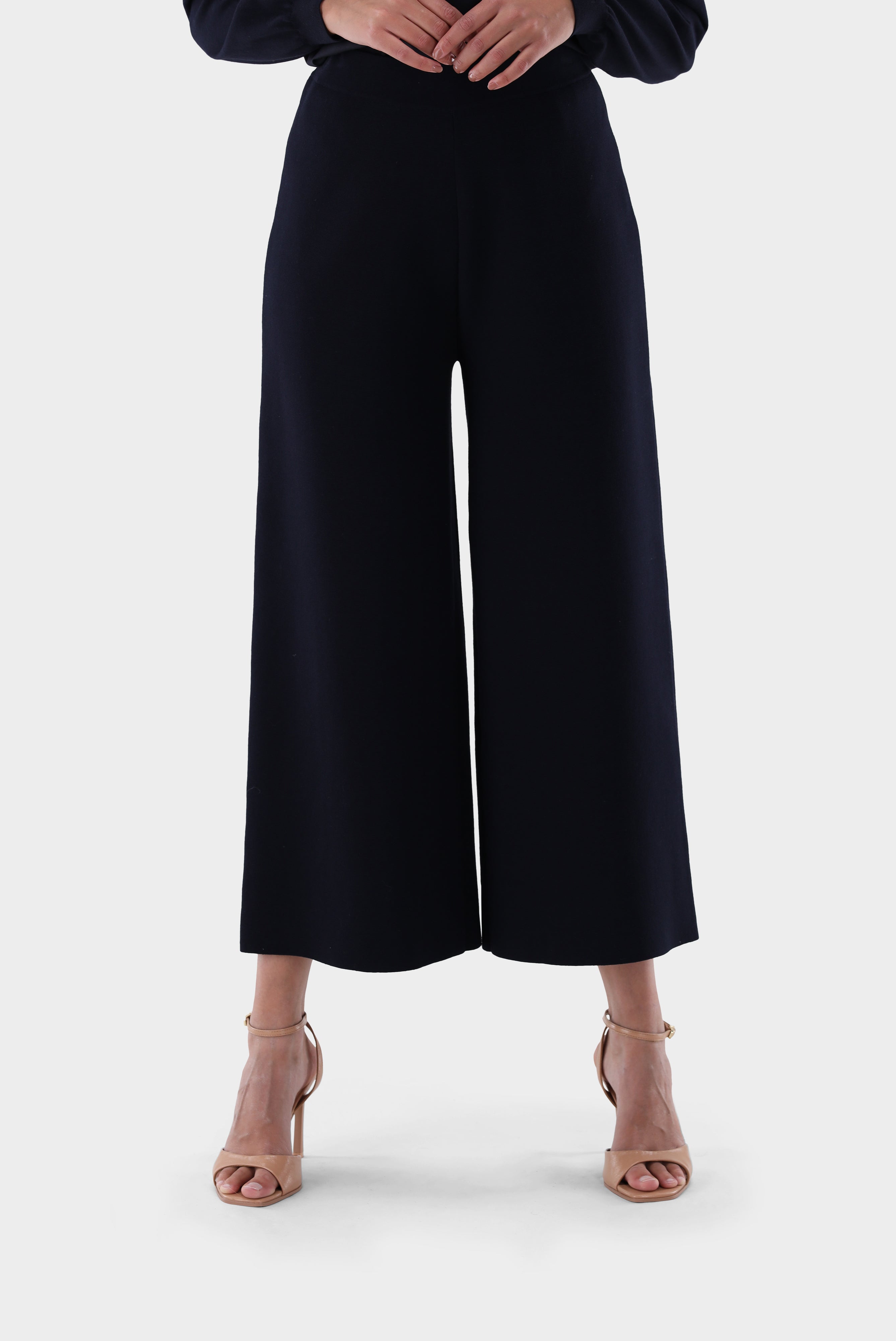 Van Laack-Strickhose mit ausgestelltem Bein-Hosen-Black-Deal-Outlet-by-ARCHIVIST