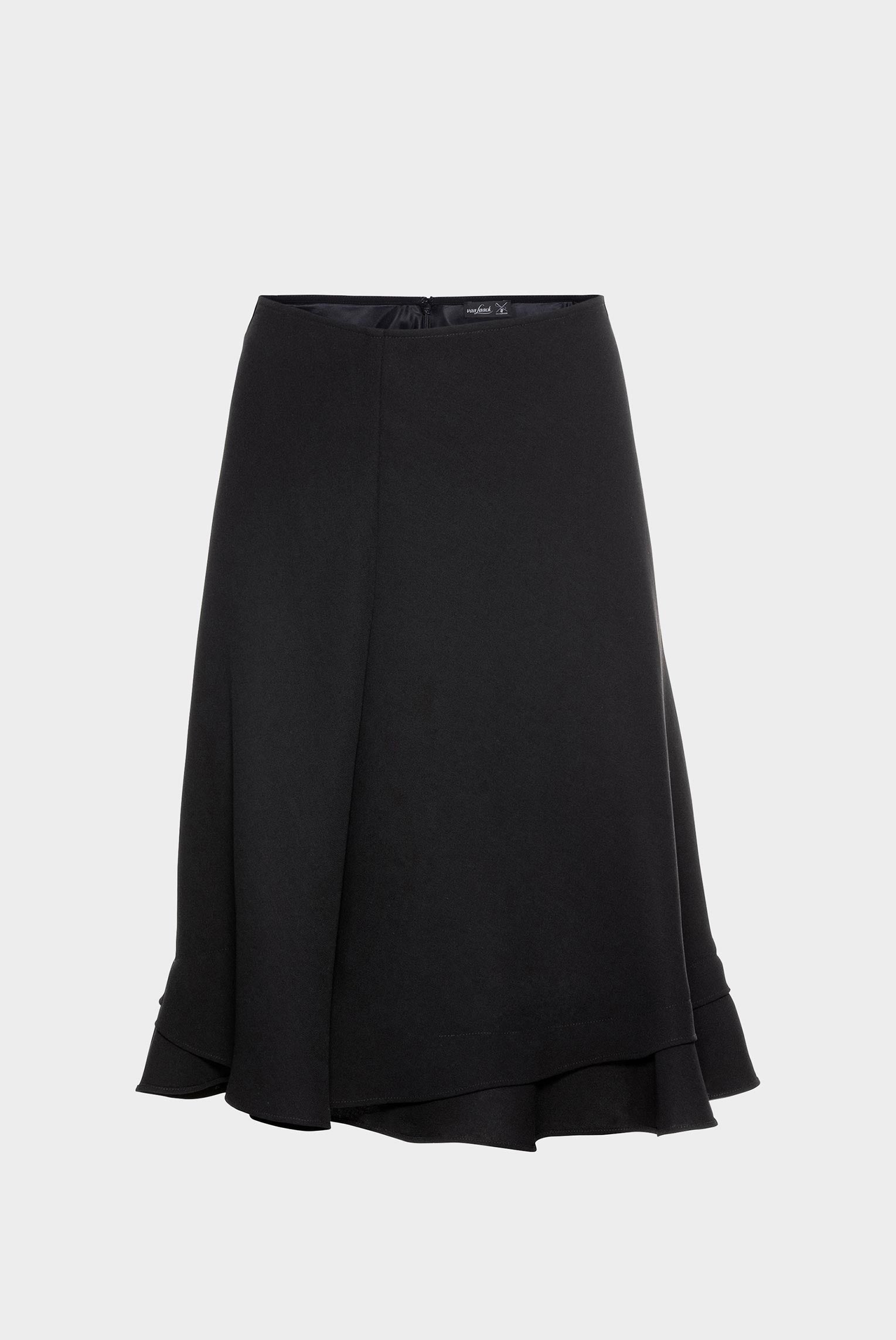 Van Laack-Eleganter Rock aus Polyester Slim Fit Schwarz-Kleider & Röcke-Black-Deal-Outlet-by-ARCHIVIST