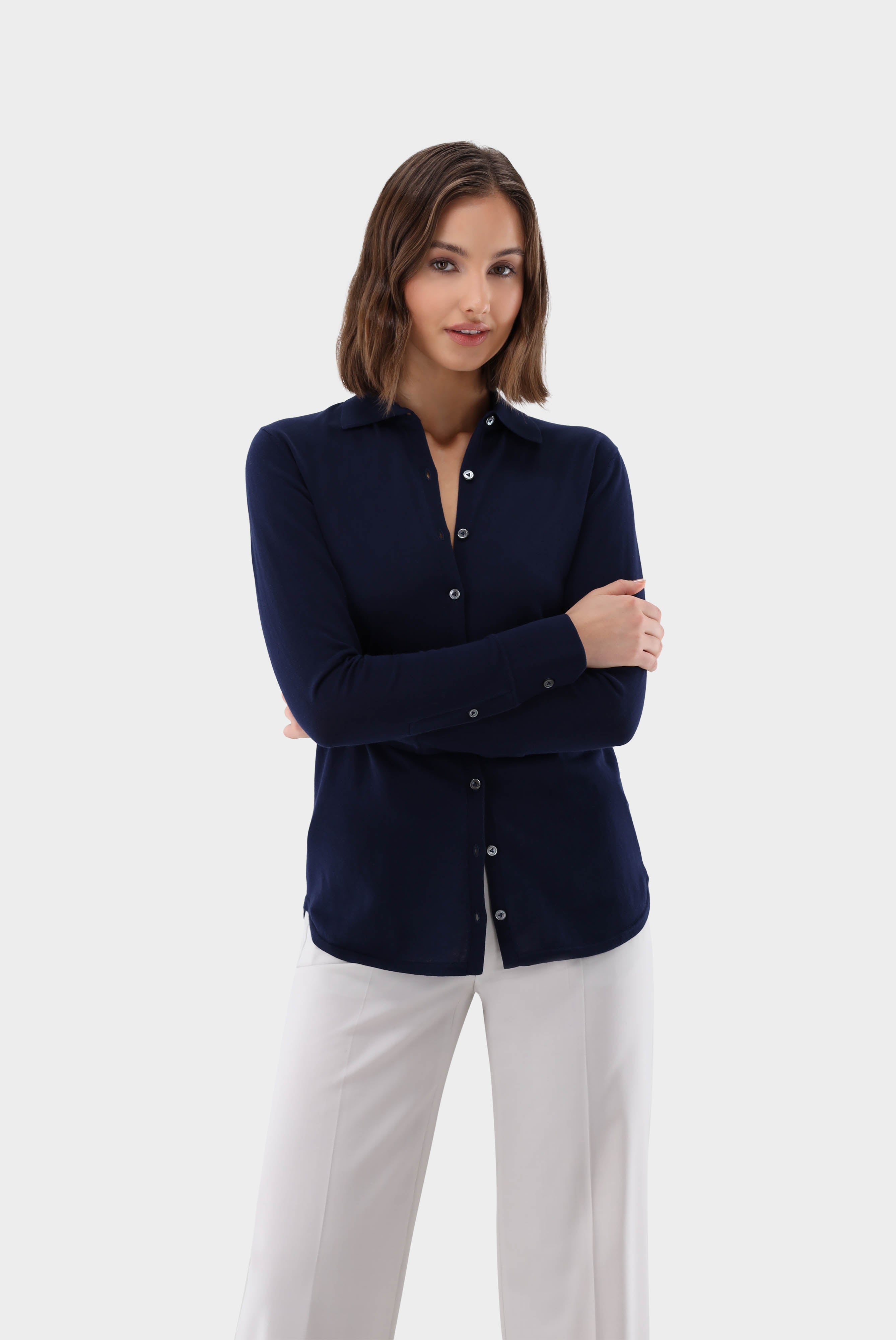 Strick Shirt aus Baumwolle