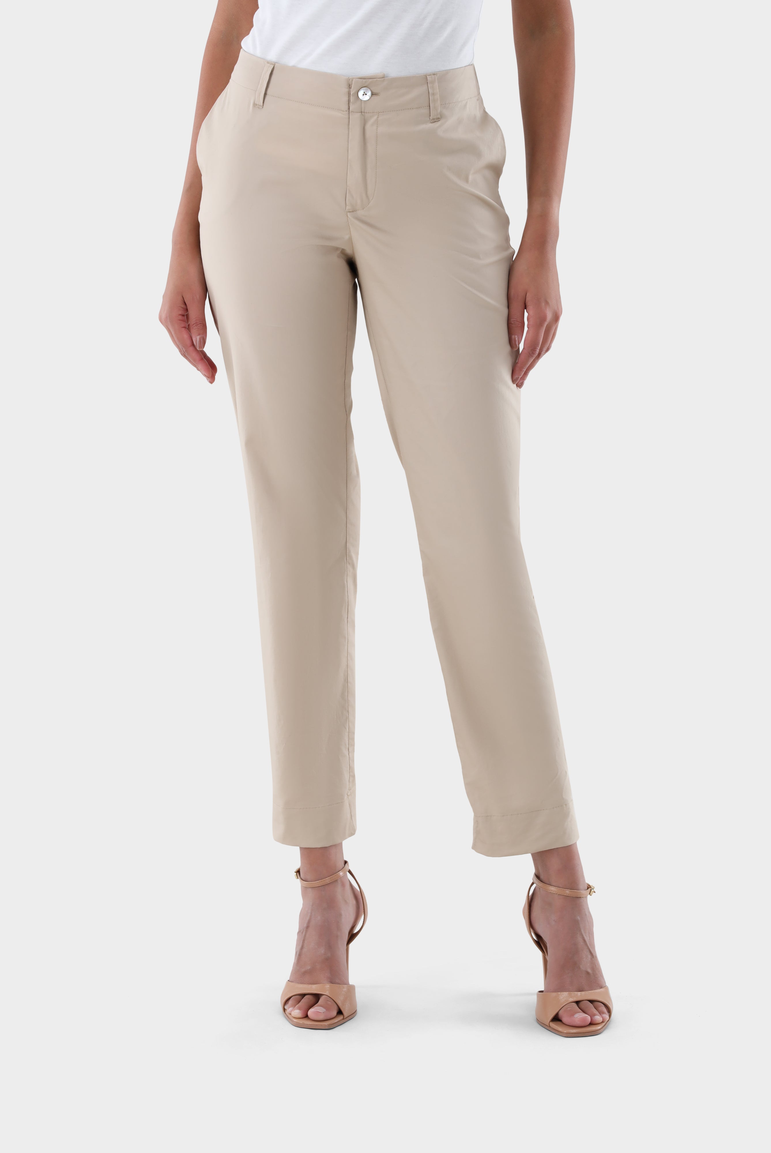 Van Laack-Hose mit mittelhohem Bund und Stretch-Hosen-Black-Deal-Outlet-by-ARCHIVIST