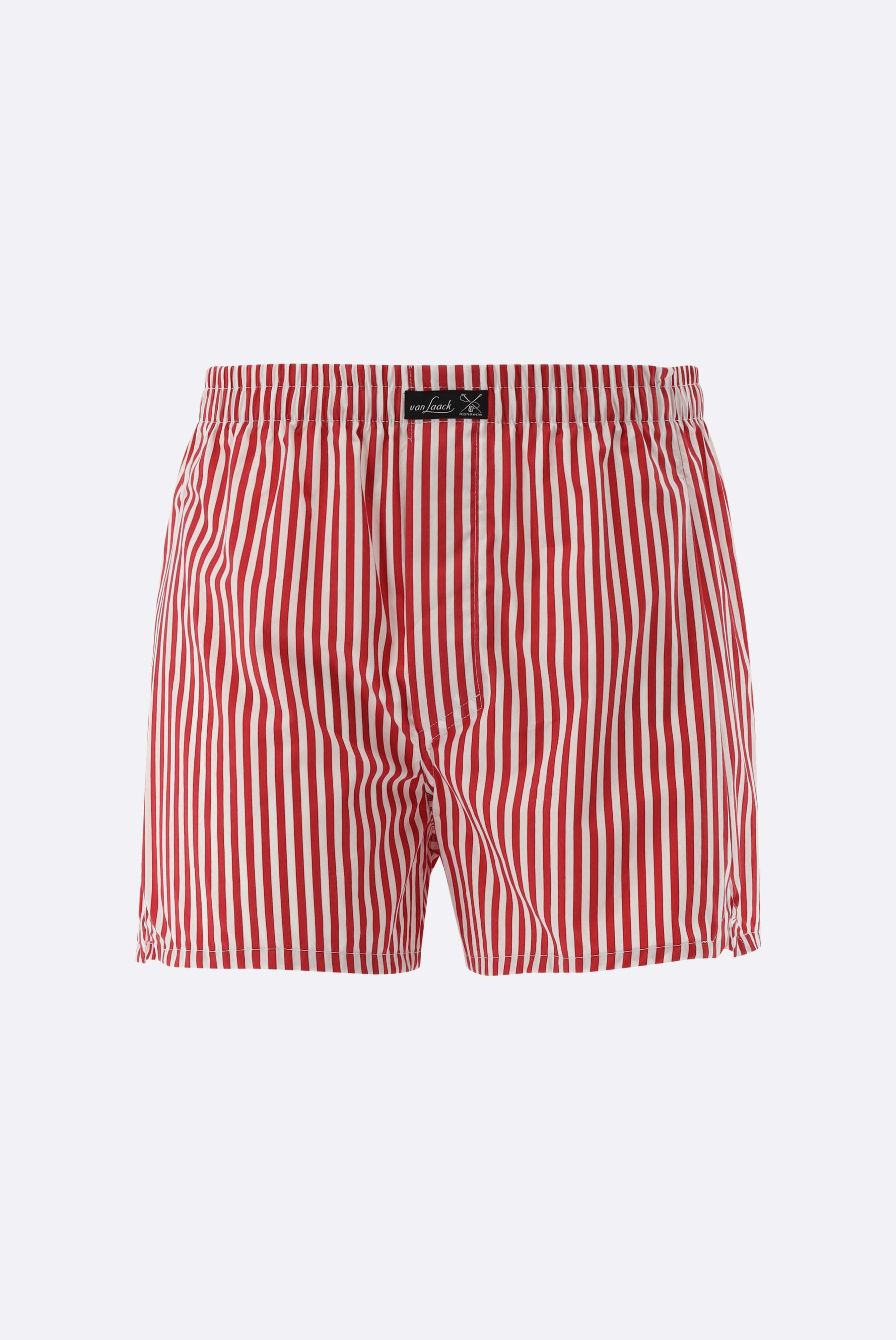 Striped poplin boxer shorts