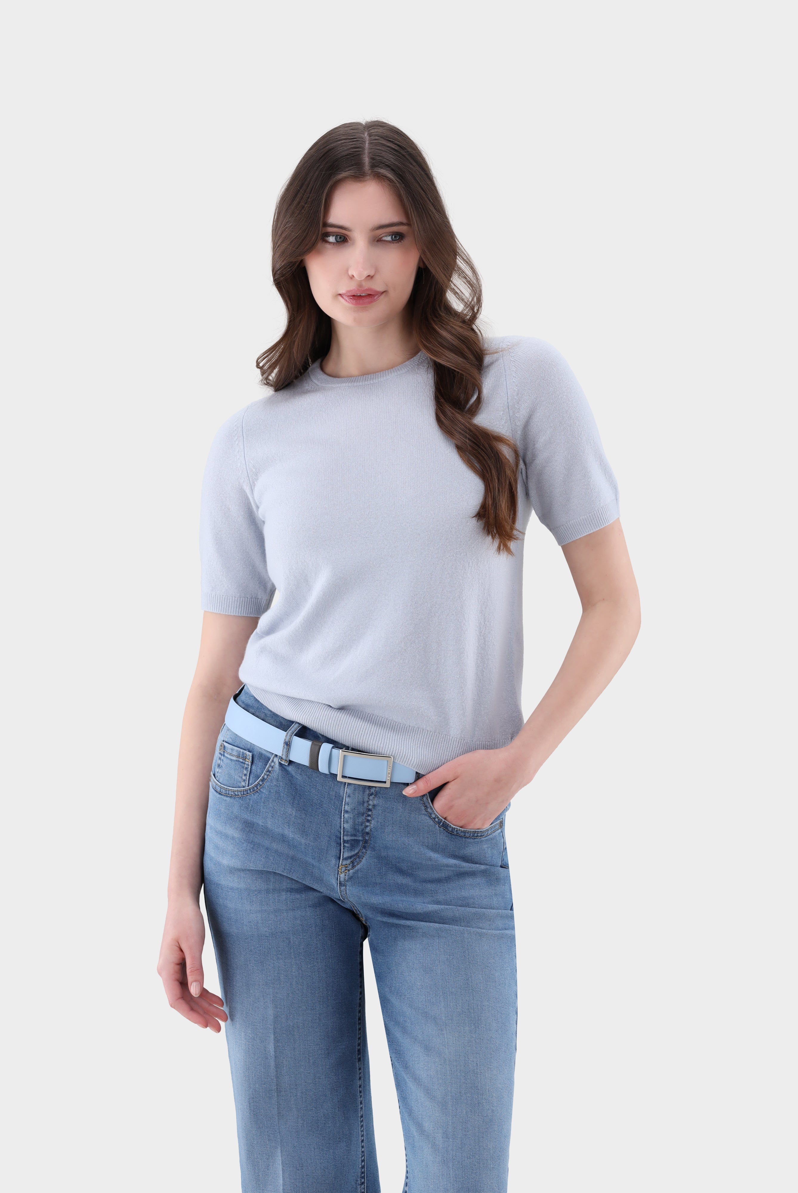 Van Laack-Kaschmir Strick T-Shirt-Shirts-Black-Deal-Outlet-by-ARCHIVIST