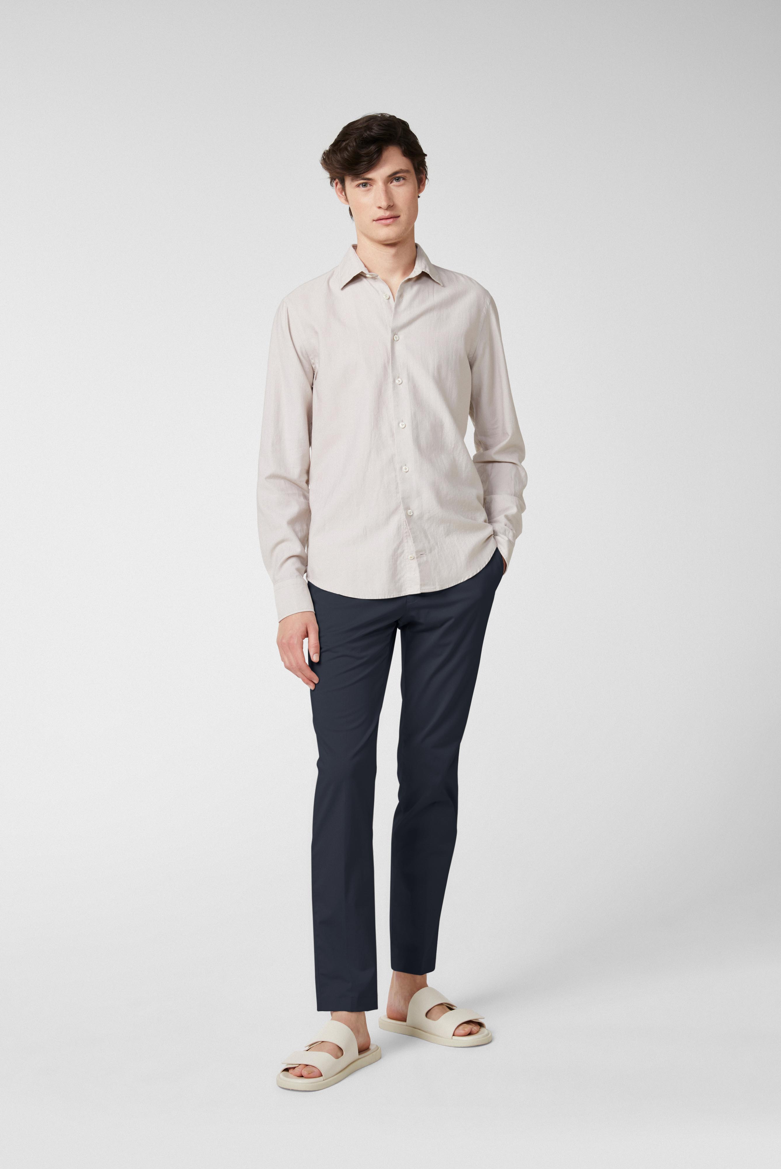 Van Laack-Cotton-Stretch Chino Hose Weiß-Hosen-Black-Deal-Outlet-by-ARCHIVIST