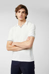 Van Laack-Strick Poloshirt aus Air Cotton mit V-Ausschnitt Offwhite-Shirts-Black-Deal-Outlet-by-ARCHIVIST