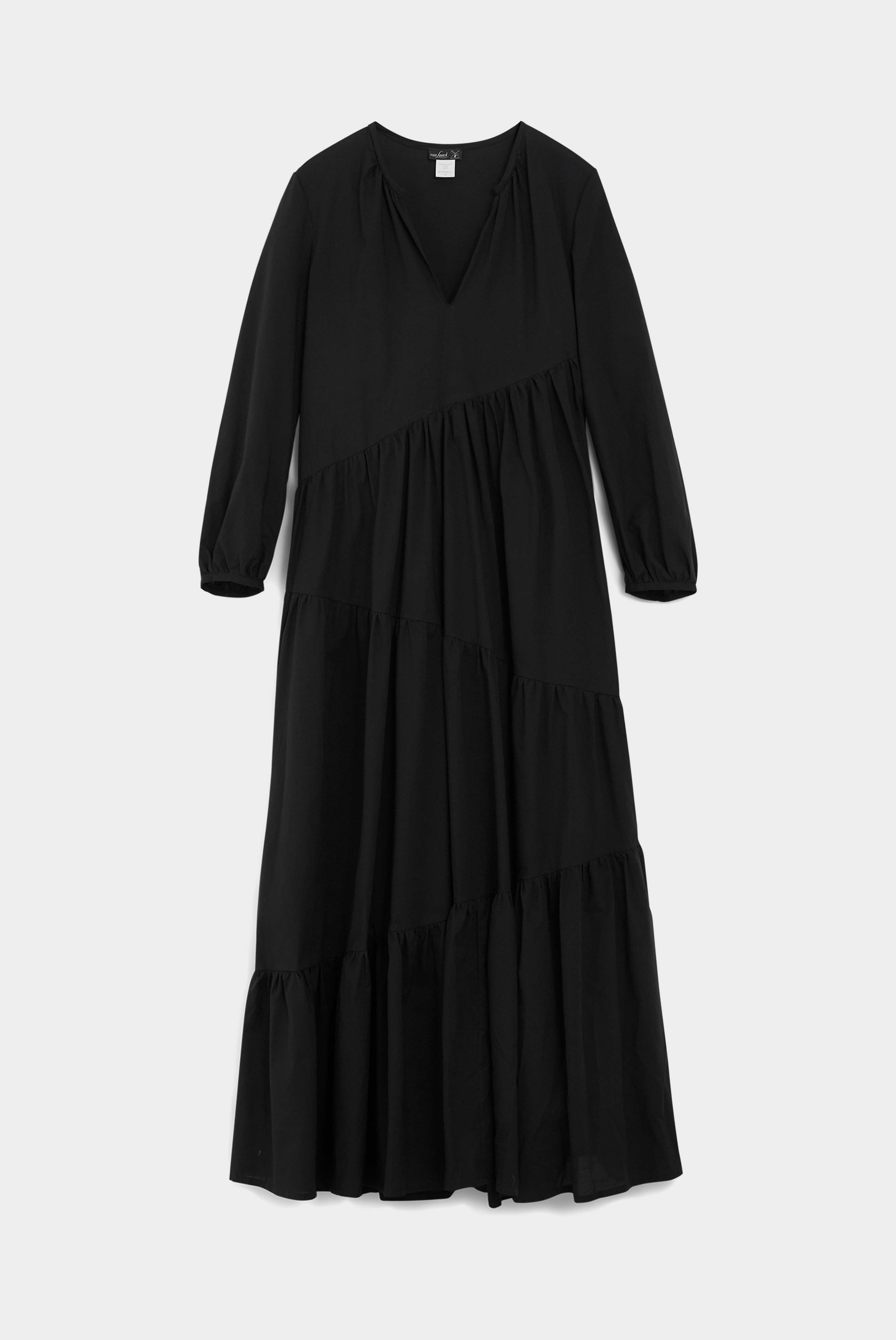 Maxi tunic dress made of cotton