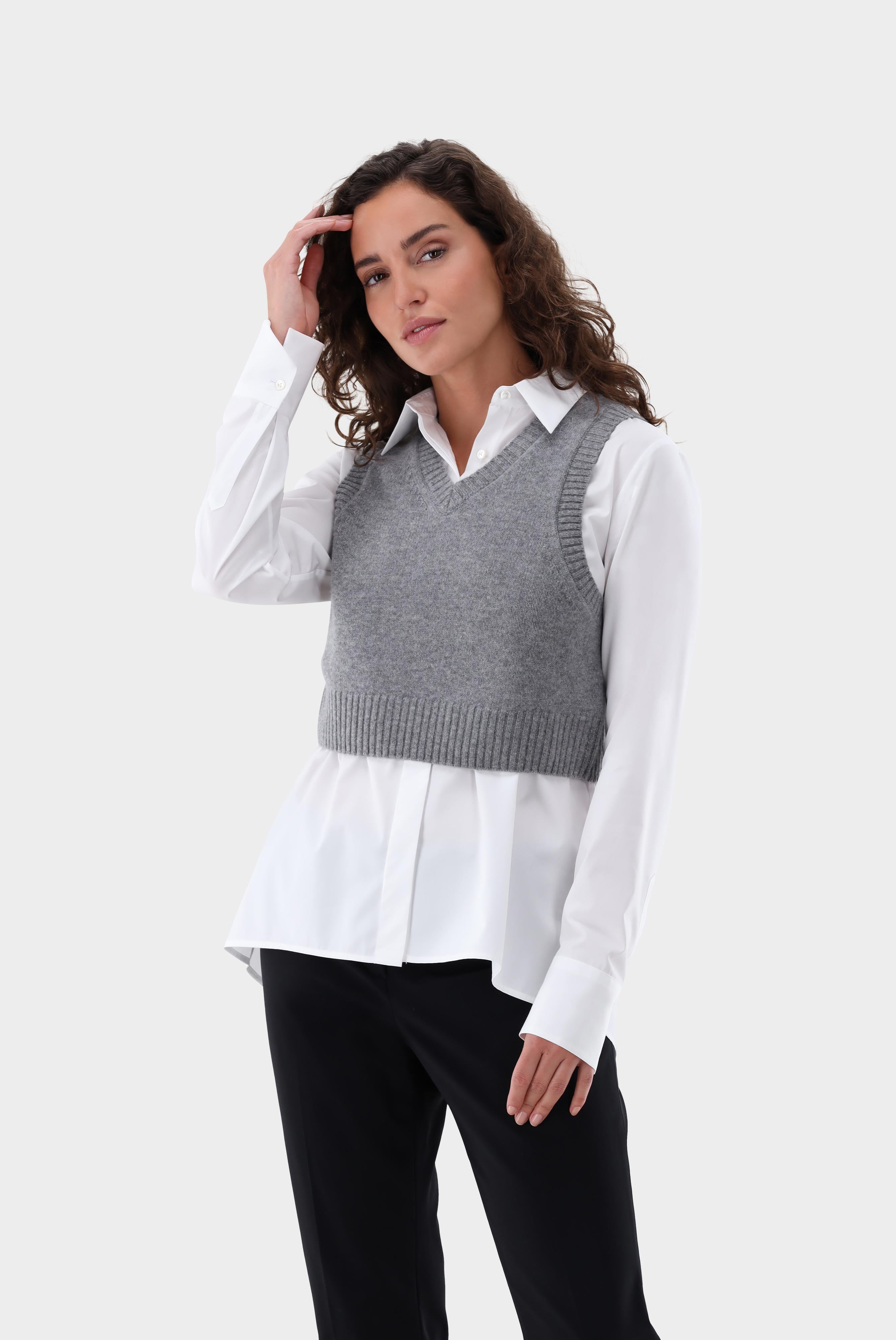 Van Laack-Kurzer Pullunder mit Kaschmir-Strick & Pullover-Black-Deal-Outlet-by-ARCHIVIST
