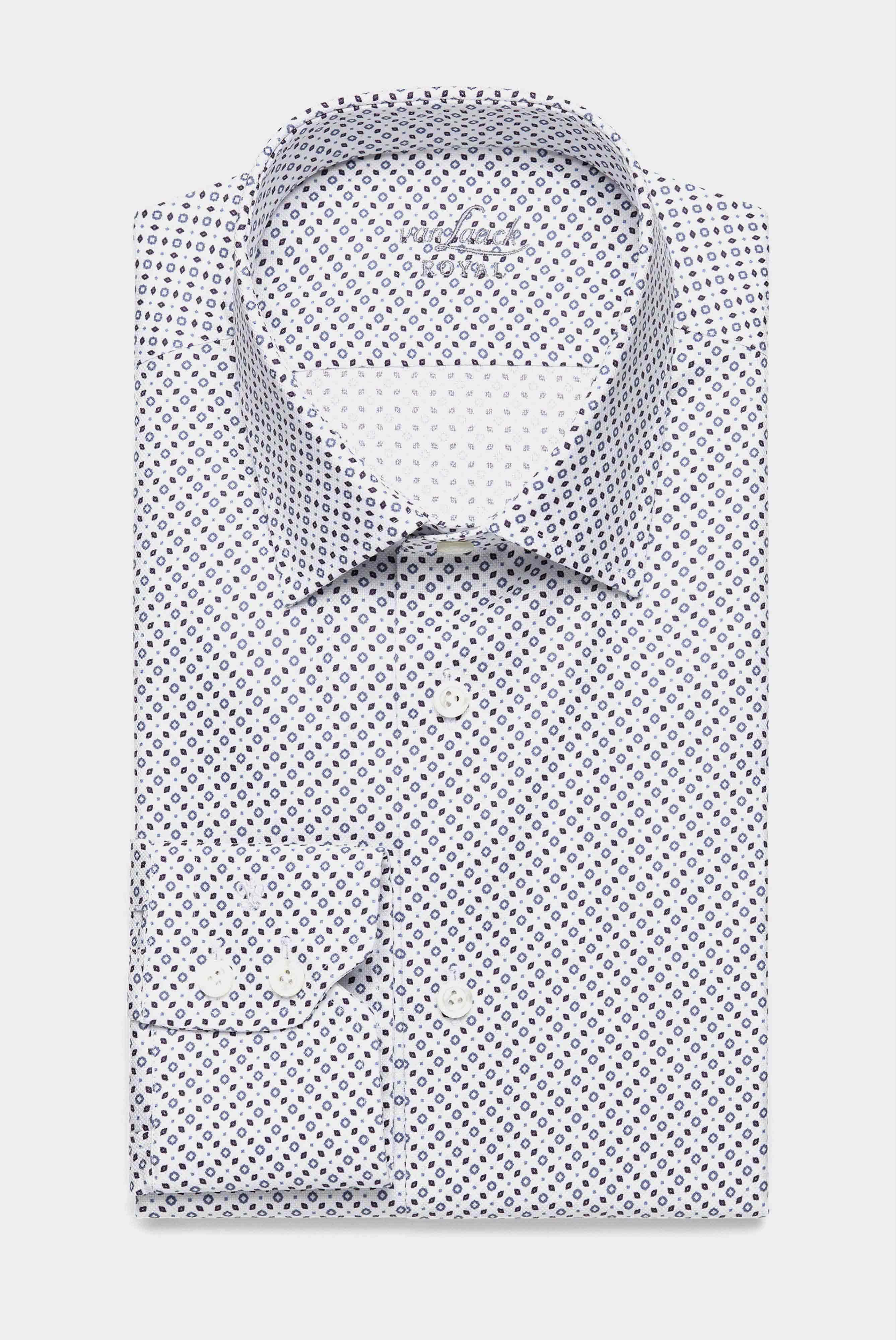 Van Laack-Hemd mit Mikro-Print Slim Fit Blau-Hemden & Blusen-Black-Deal-Outlet-by-ARCHIVIST