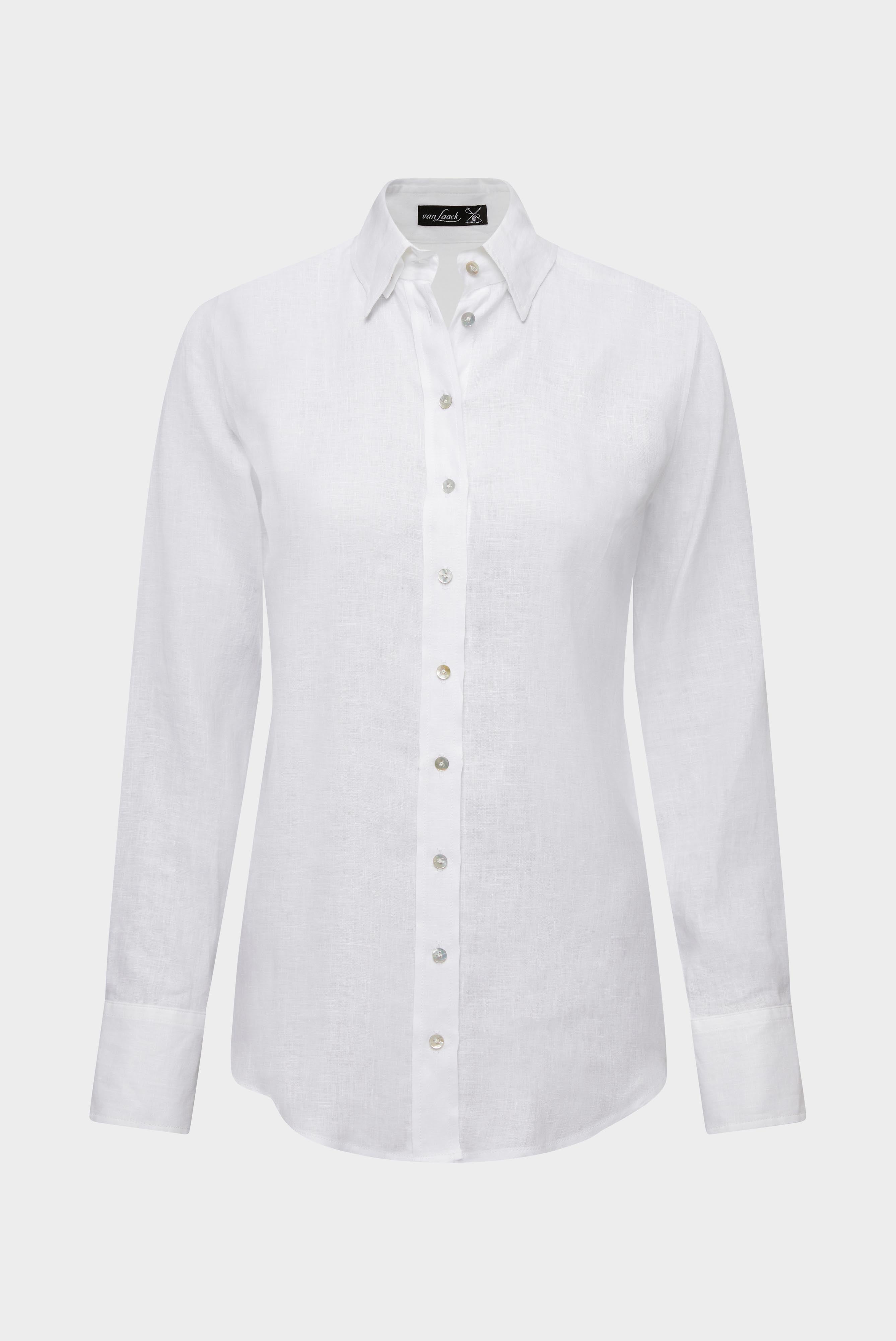 Van Laack-Hemdbluse aus Leinen Weiß-Hemden & Blusen-Black-Deal-Outlet-by-ARCHIVIST