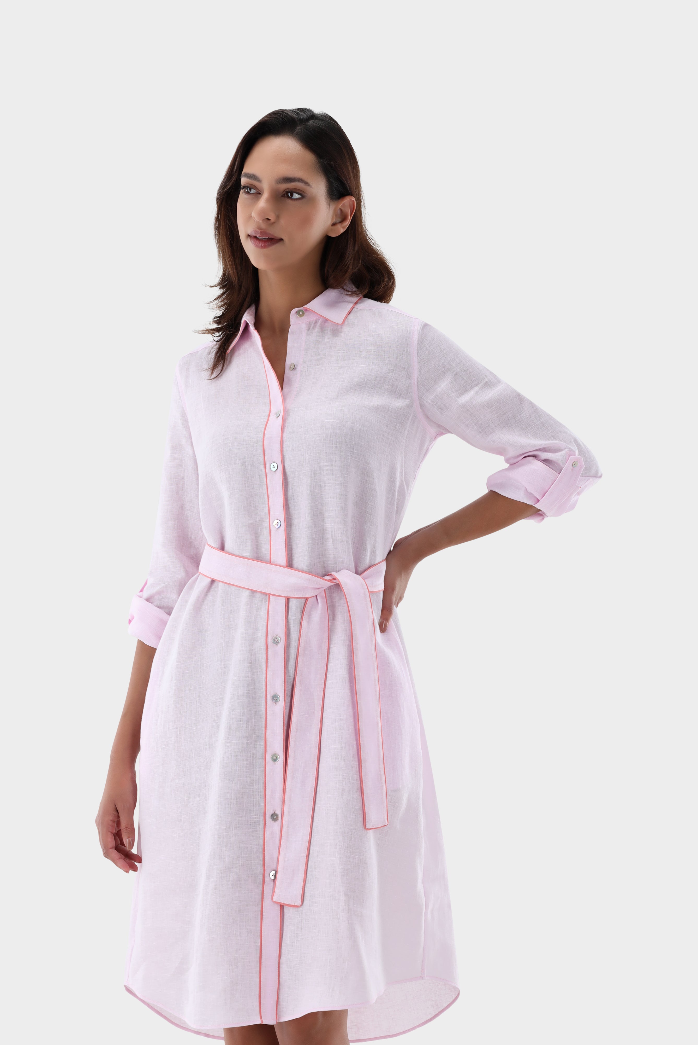 Van Laack-Hemdblusenkleid aus Leinen-Kleider & Röcke-Black-Deal-Outlet-by-ARCHIVIST