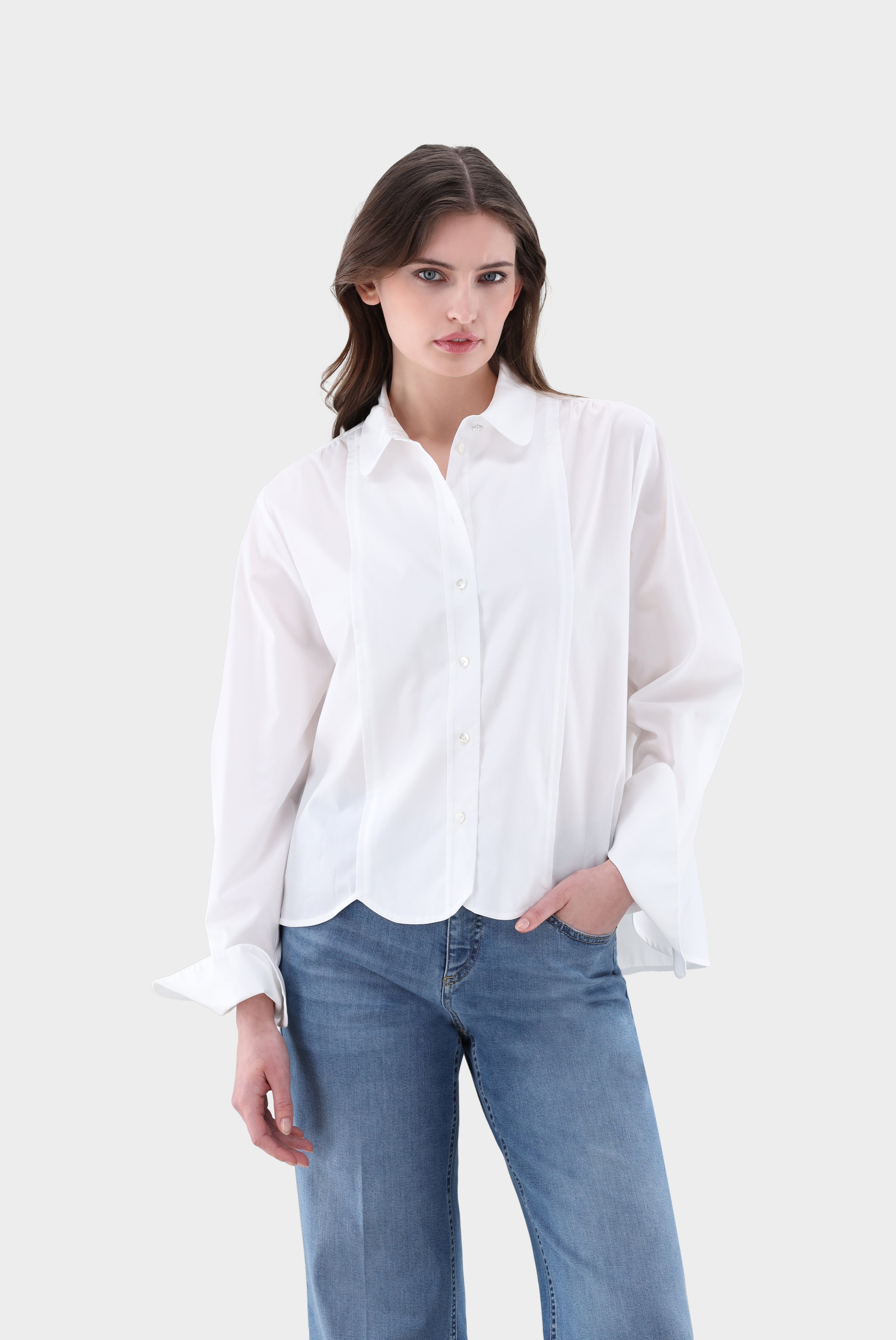 Lockere Cropped Bluse