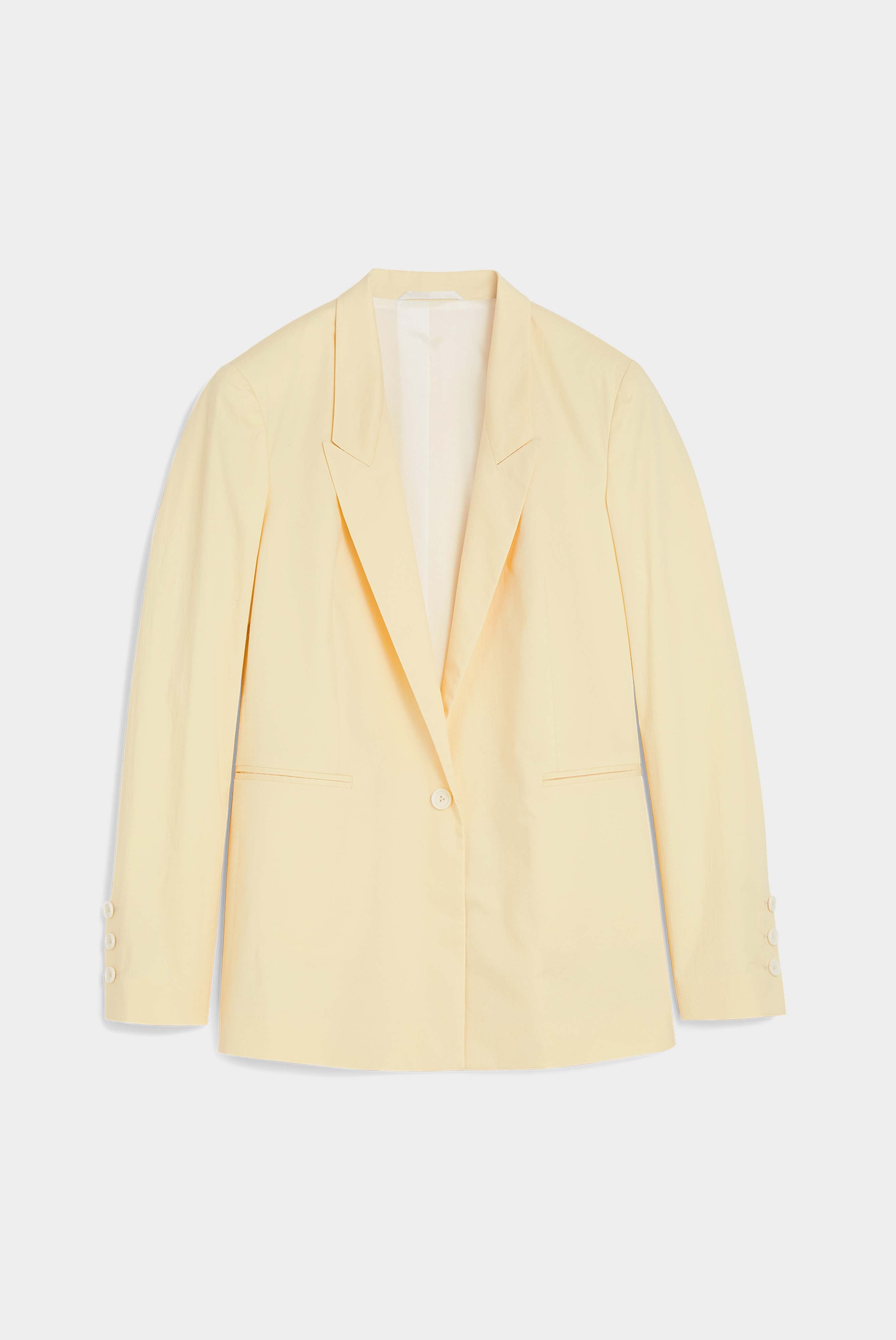 Van Laack-Blazer aus Baumwolle mit Elasthan Gelb-Jacken & Mäntel-Black-Deal-Outlet-by-ARCHIVIST