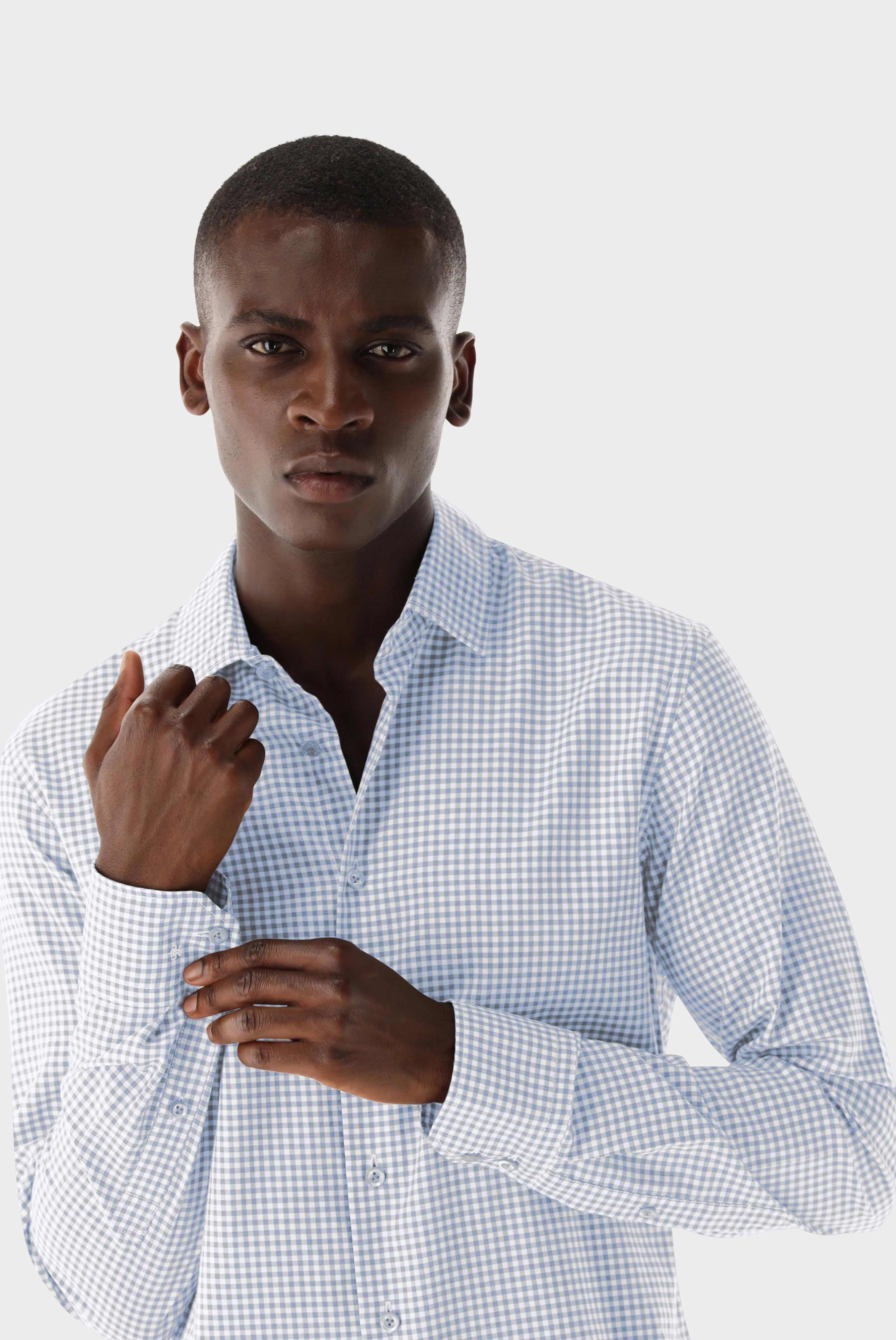 Van Laack-Flanell Hemd mit Karomuster Tailor Fit-Hemden & Blusen-Black-Deal-Outlet-by-ARCHIVIST