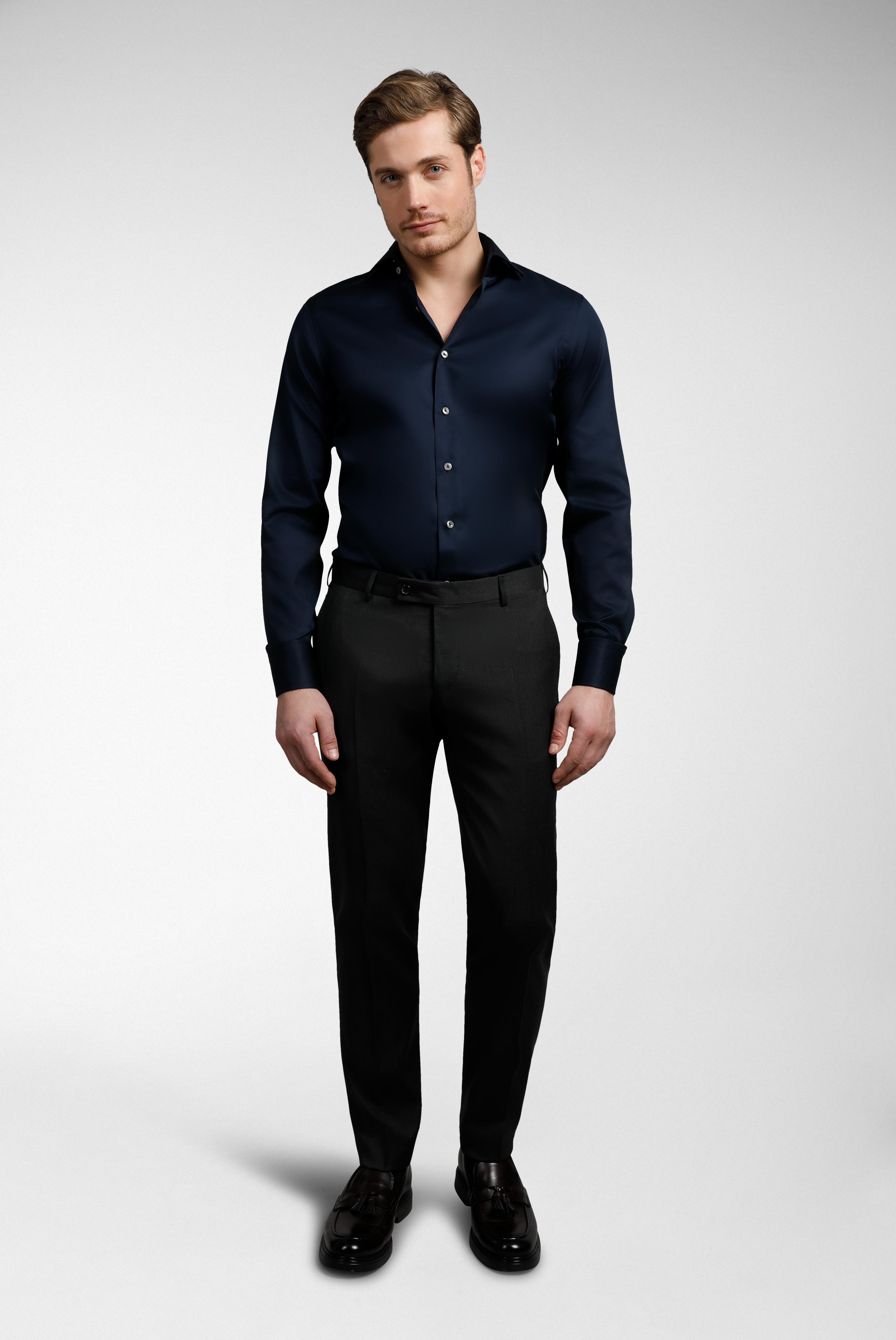 Non-iron twill shirt, slim fit