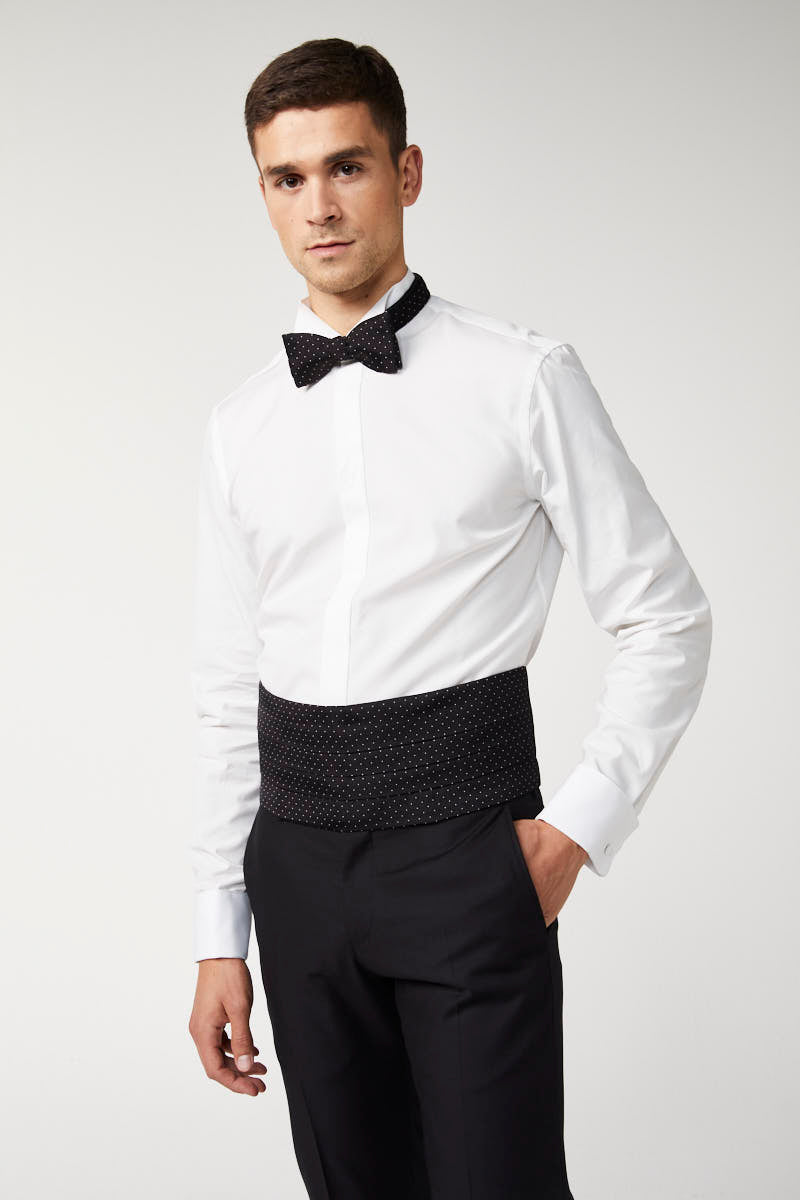 Van Laack-Abendhemd mit Kläppchen Kragen aus Baumwolle Slim Fit-Hemden & Blusen-Black-Deal-Outlet-by-ARCHIVIST