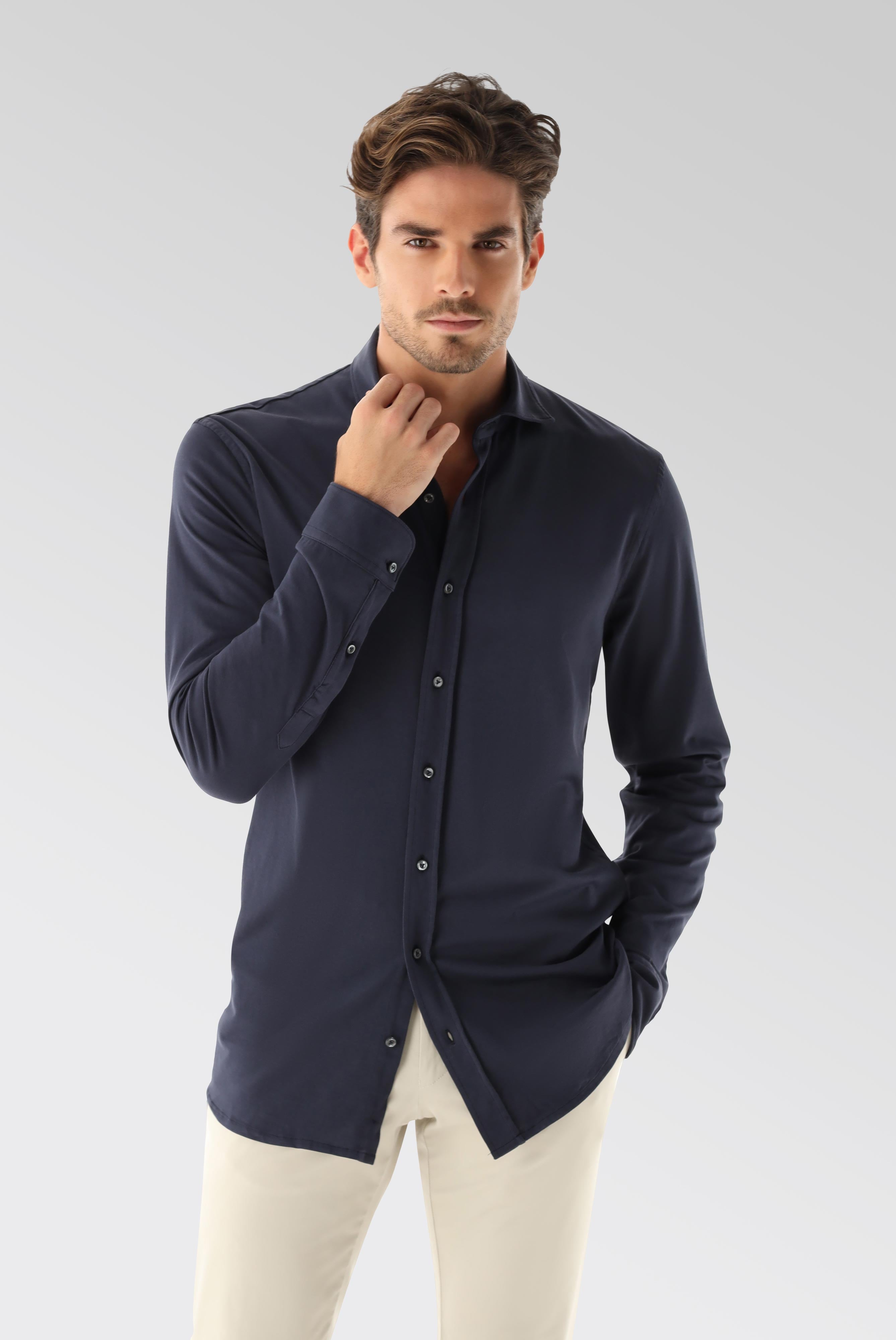 Jersey Shirt Urban Look Slim Fit
