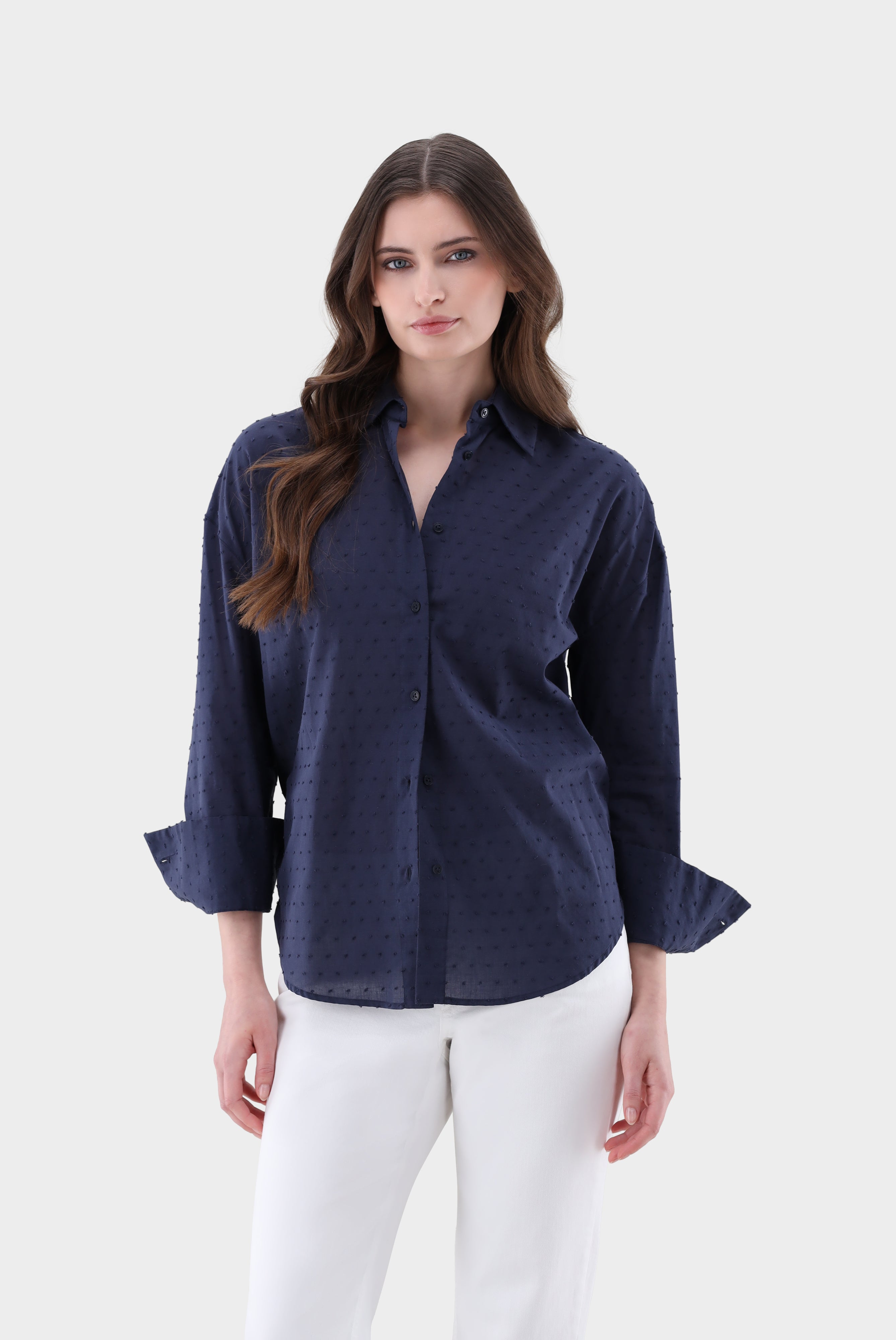 Van Laack-Hemdbluse mit überschnittenen Schultern-Hemden & Blusen-Black-Deal-Outlet-by-ARCHIVIST