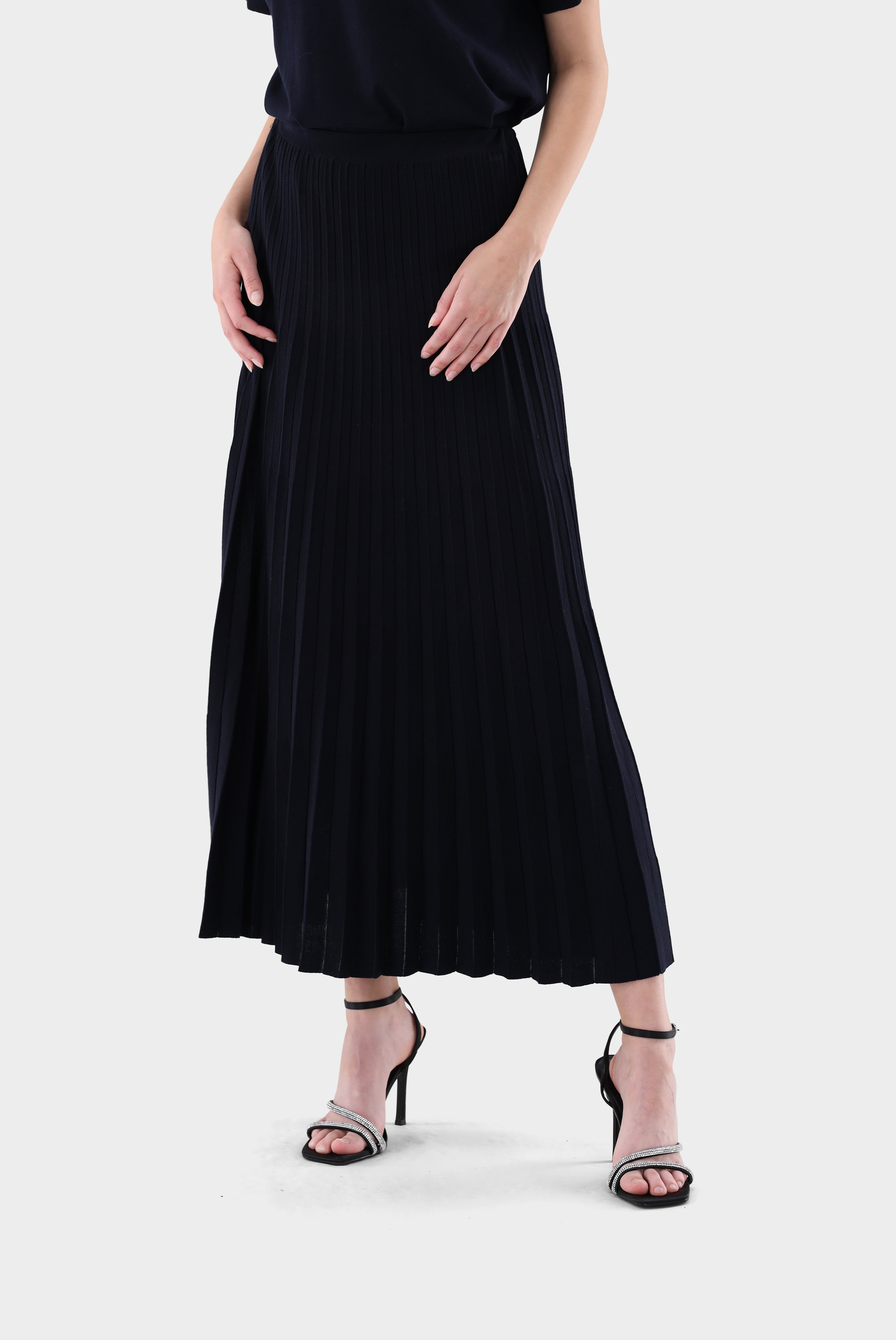 Van Laack-Plissé-Rock-Kleider & Röcke-Black-Deal-Outlet-by-ARCHIVIST