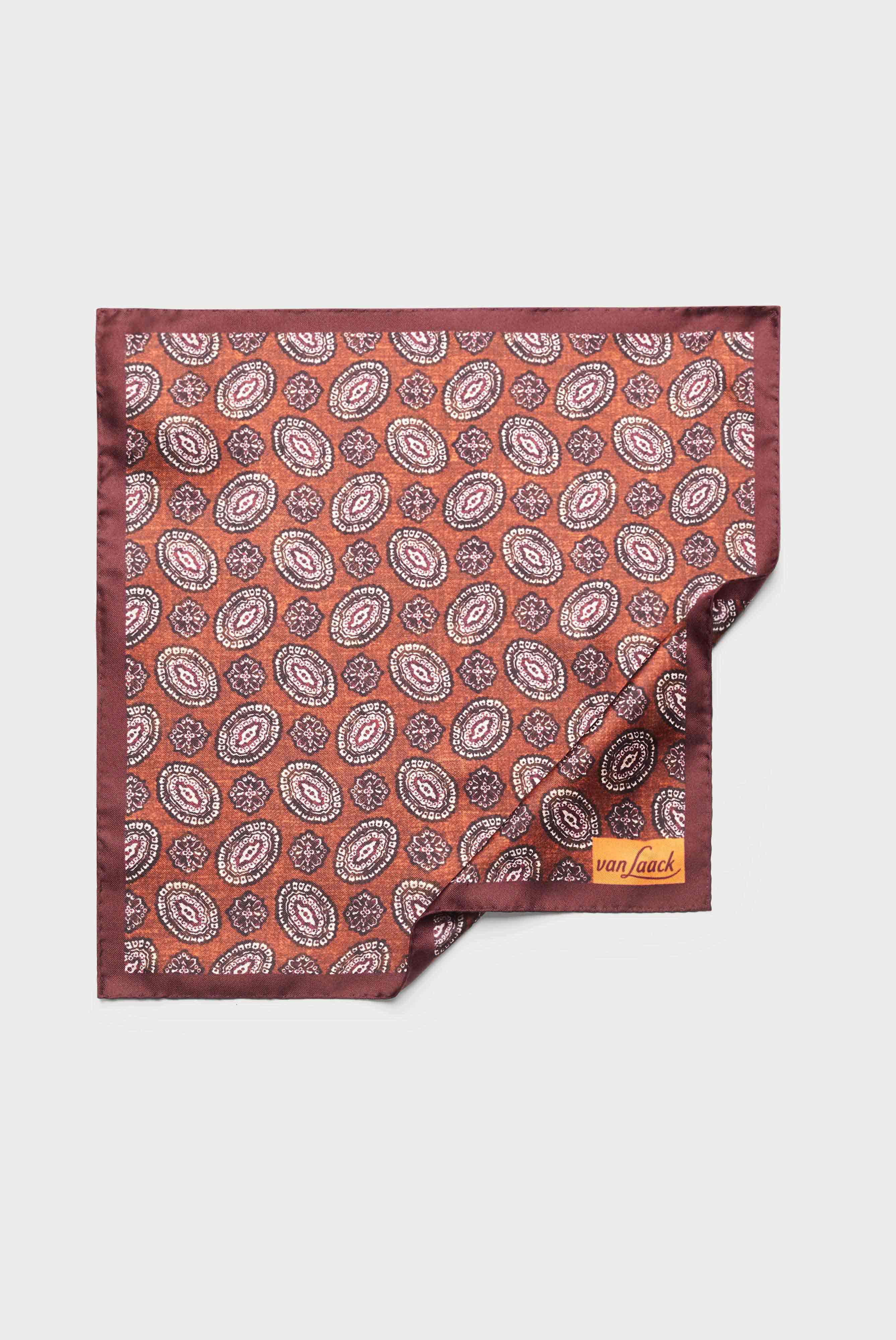 Einstecktuch aus Seide Rot