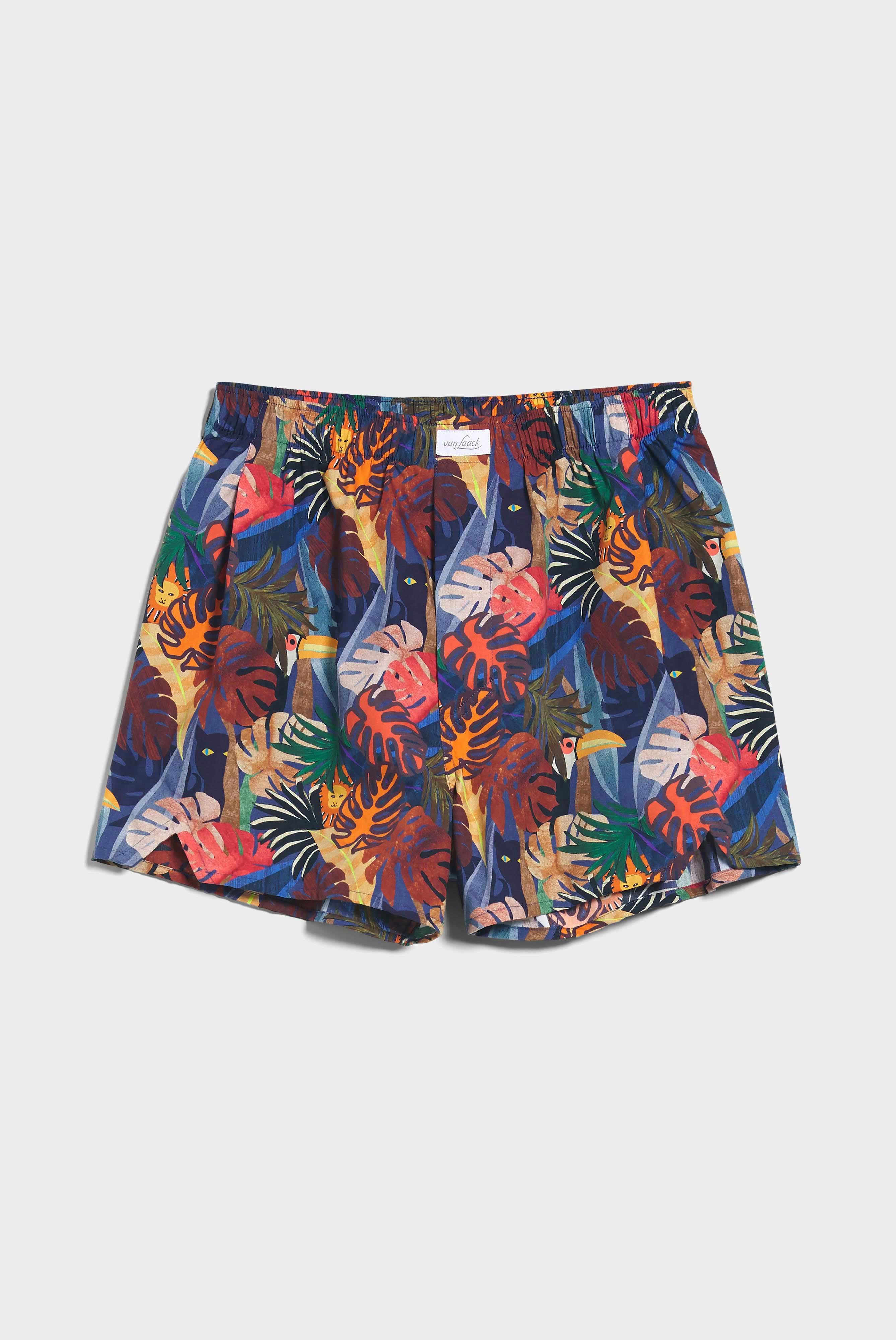 Bequeme Boxershort mit Dschungel  Druck Bunt