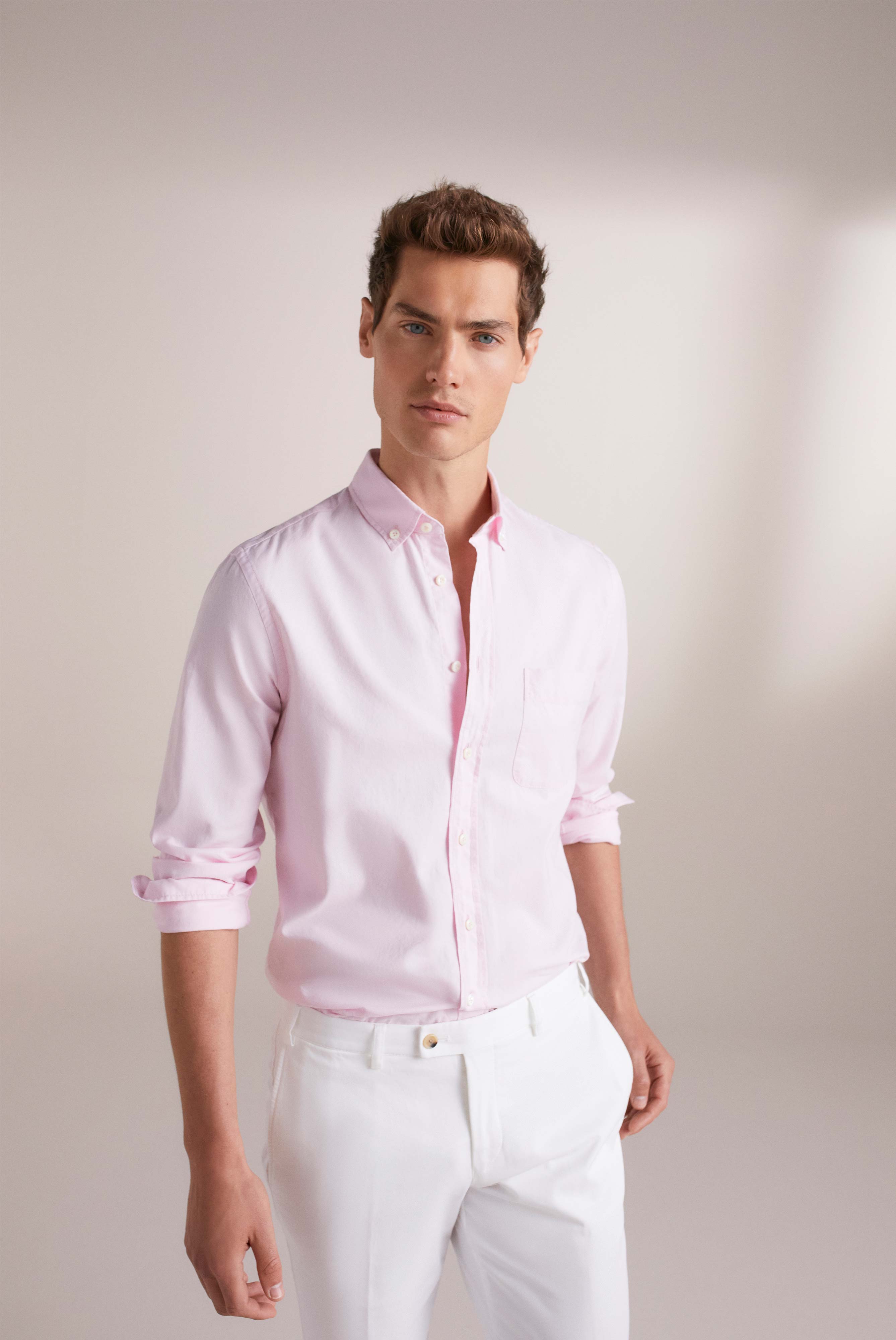 Van Laack-Langarm Button-Down-Hemd aus Baumwolle Tailor Fit-Hemden & Blusen-Black-Deal-Outlet-by-ARCHIVIST