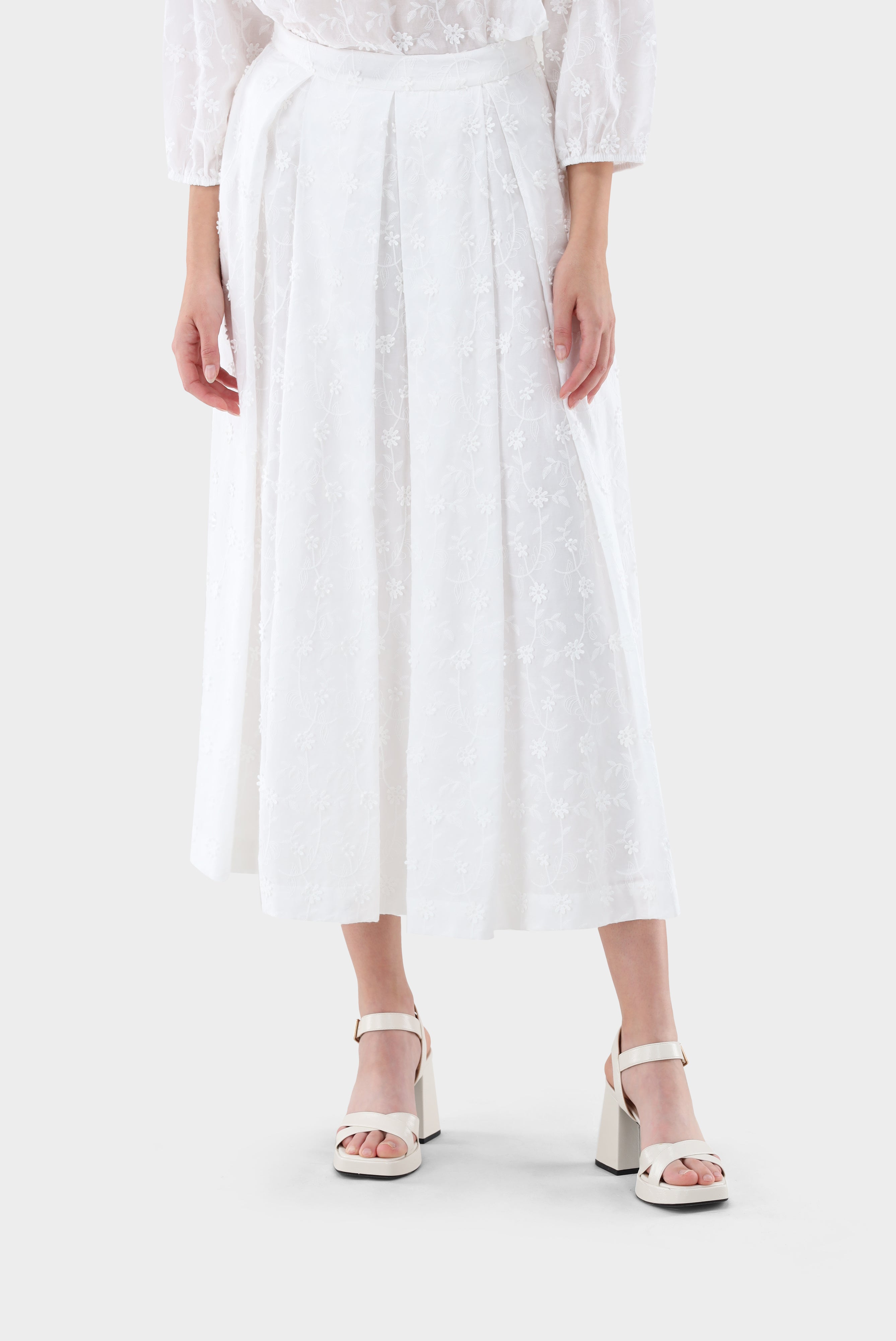 Van Laack-Bestickter Midi-Rock-Kleider & Röcke-Black-Deal-Outlet-by-ARCHIVIST