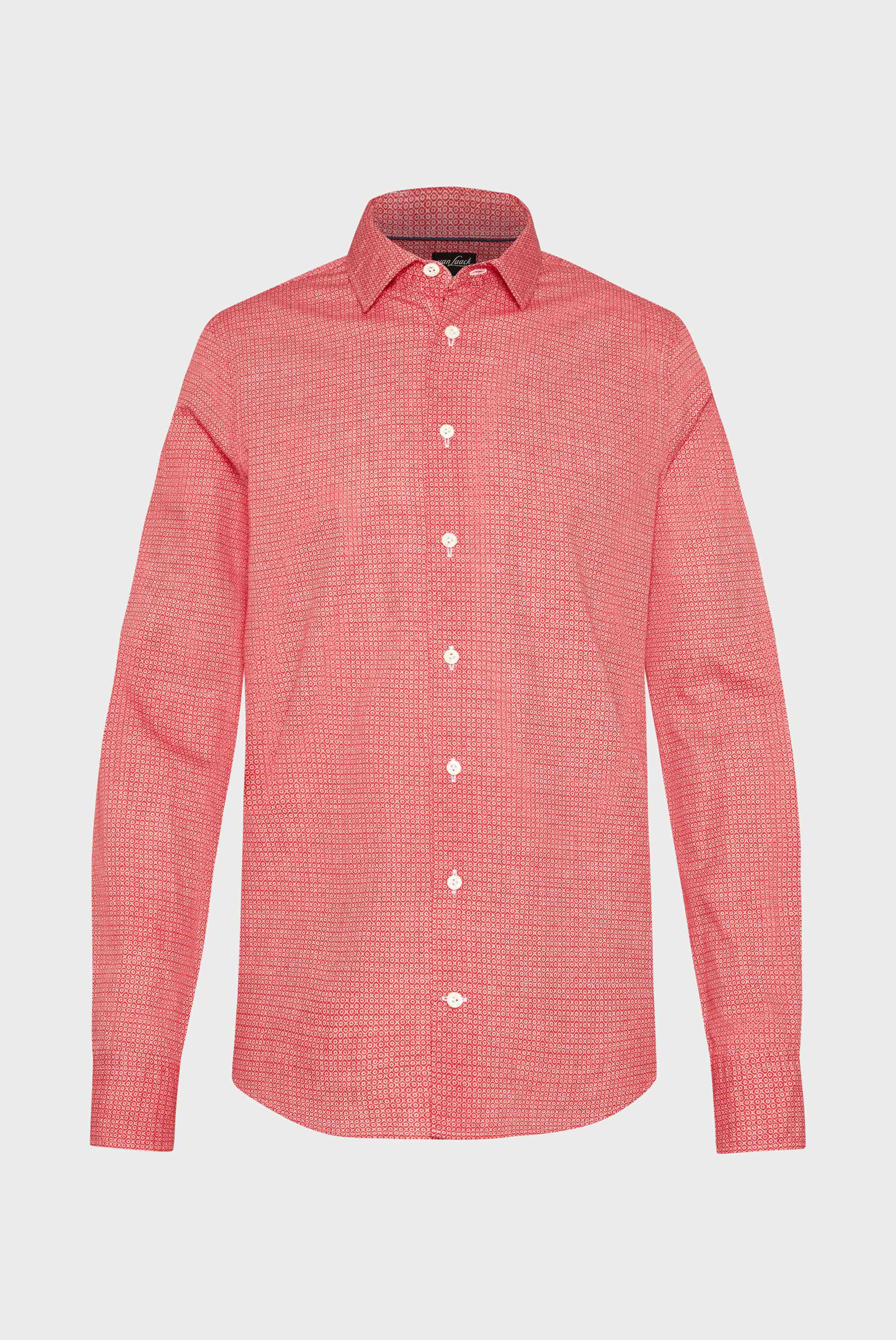 Van Laack-Hemd mit Mikro Print Slim Fit Rot-Hemden & Blusen-Black-Deal-Outlet-by-ARCHIVIST