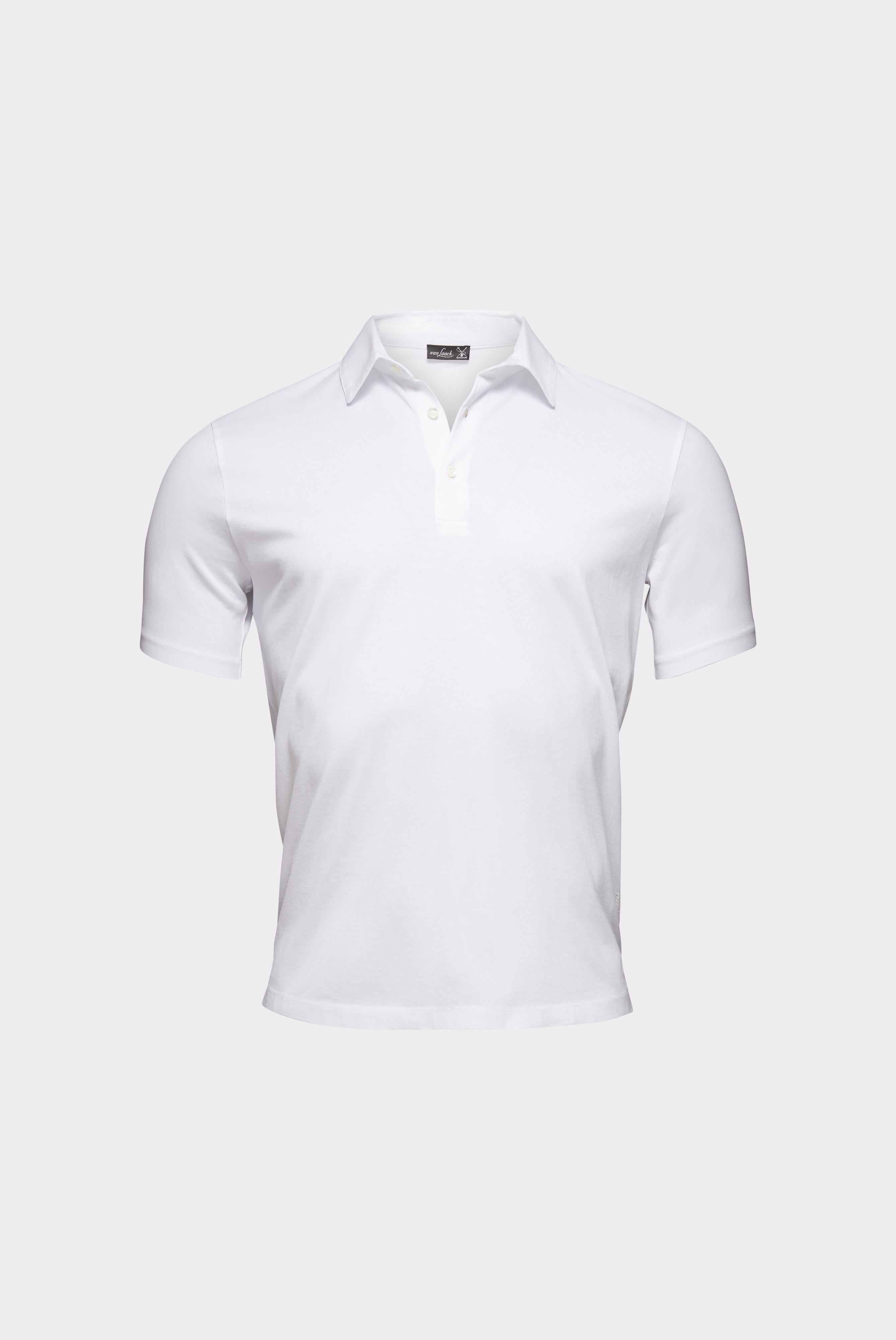 Van Laack-Jersey Poloshirt mit matter Optik-Hemden & Blusen-Black-Deal-Outlet-by-ARCHIVIST