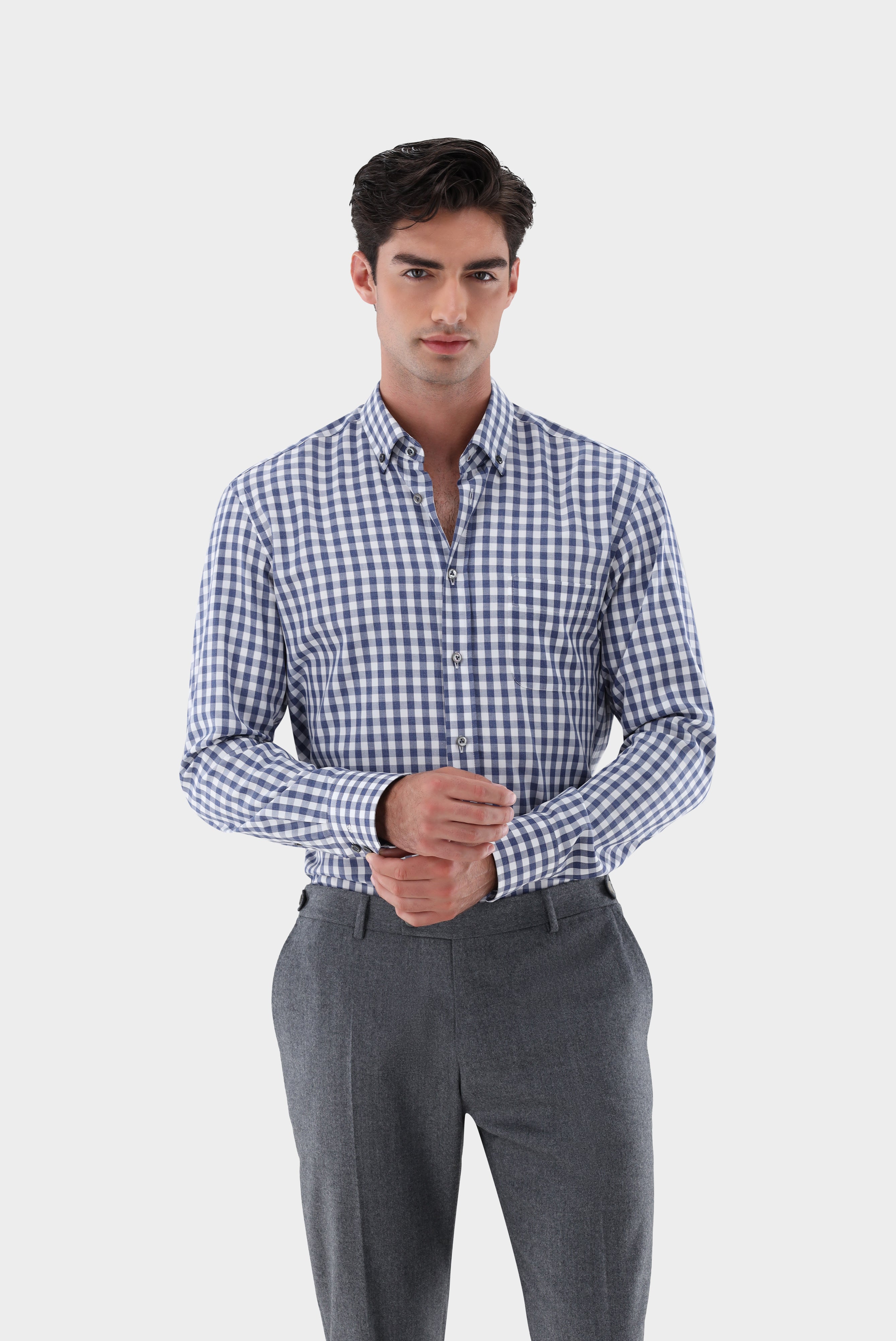 Checked flannel shirt Tailor Fit