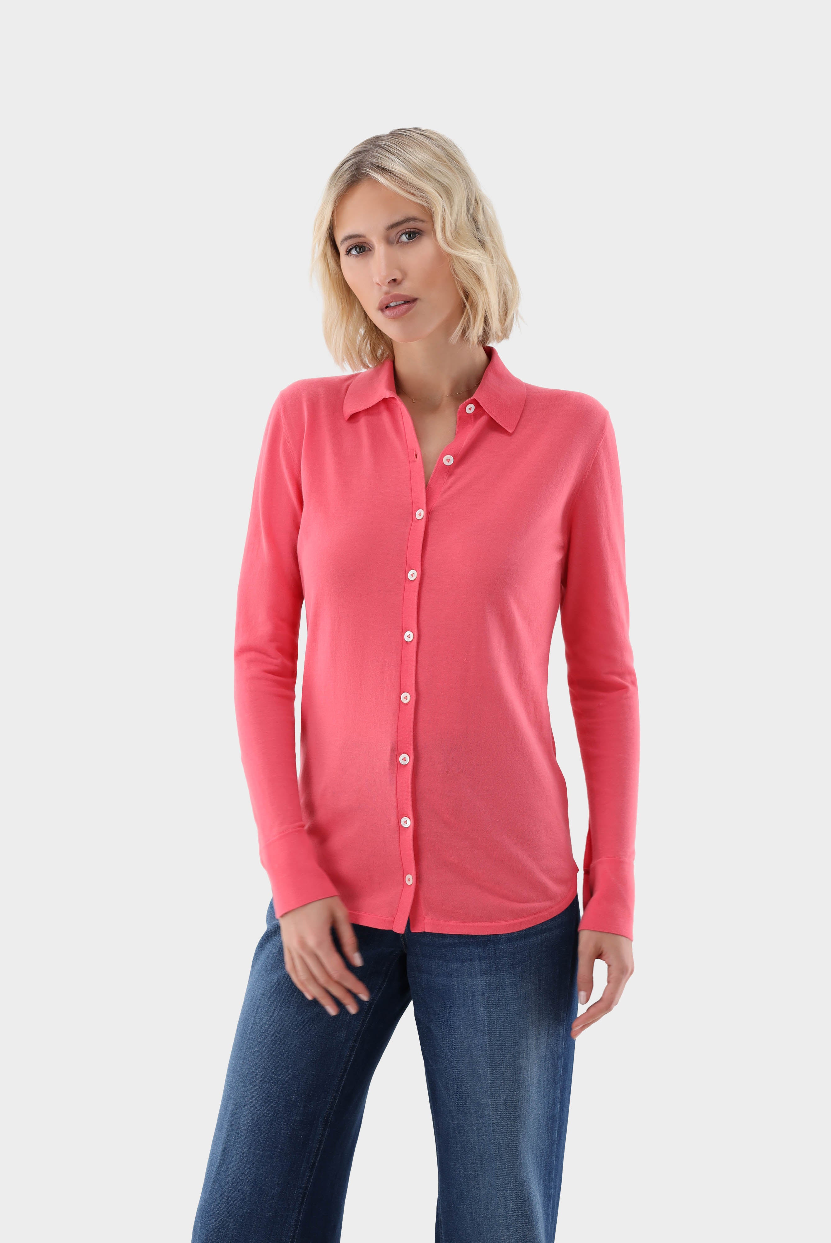 Strick Shirt aus Baumwolle