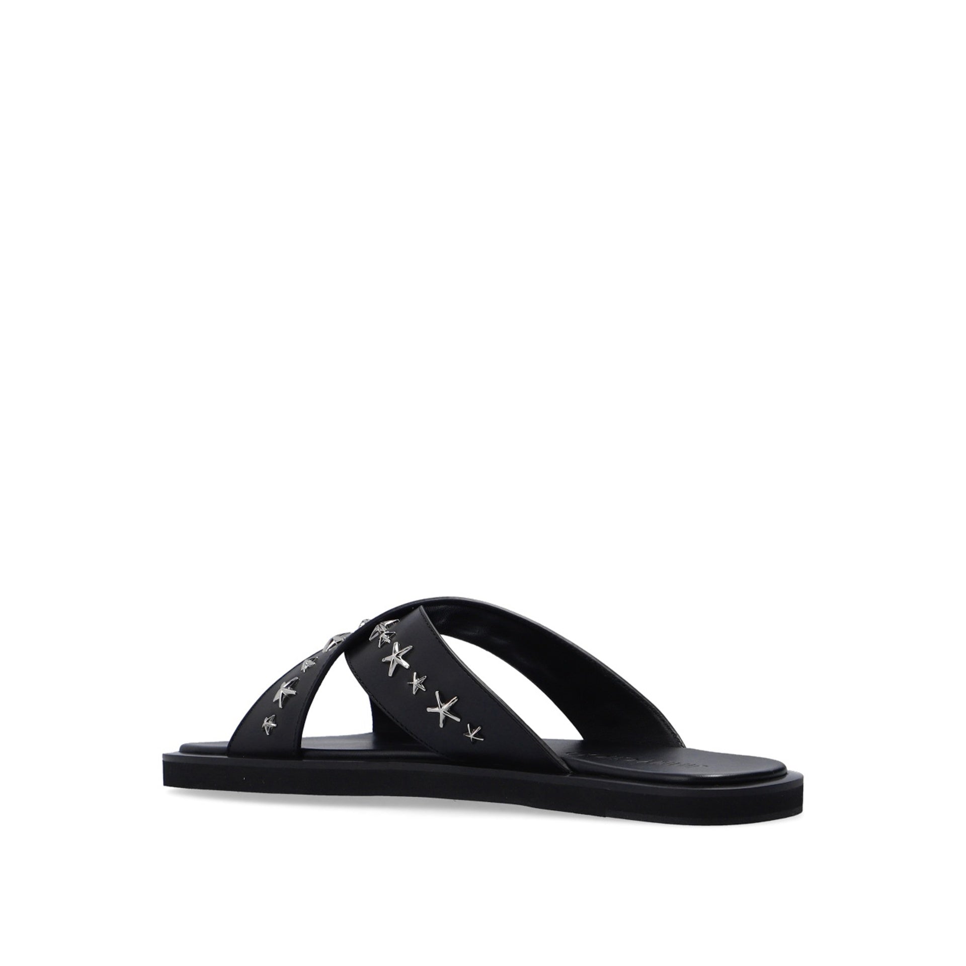 Jimmy Choo-Jimmy Choo Palmo Leather Sandals-MEN SHOES-Black-Deal-Outlet-by-ARCHIVIST