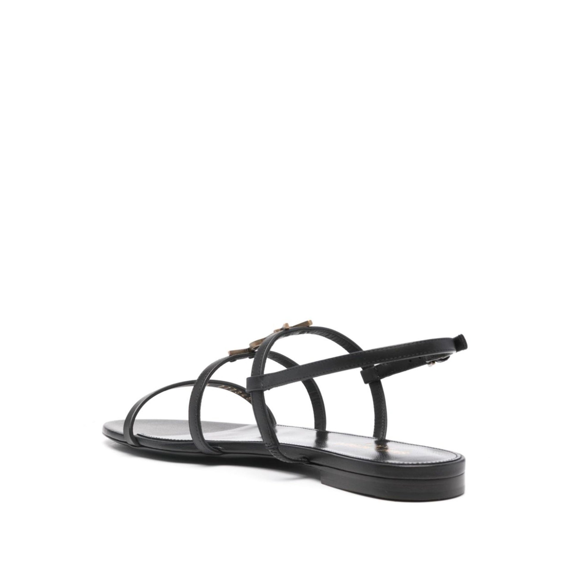 Saint Laurent New Cassandra Flat Sandals