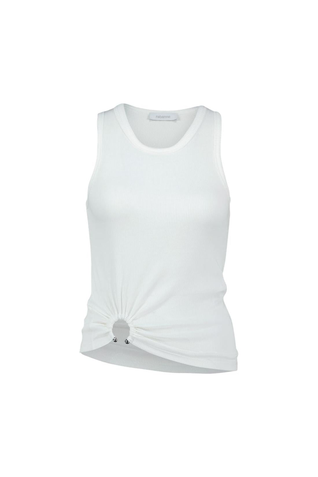 T-Shirt - Rabanne - Baumwolle - Weiß