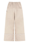 Moncler Genius-OUTLET-SALE-2 Moncler 1952 - Cotton blend wide leg trousers-ARCHIVIST