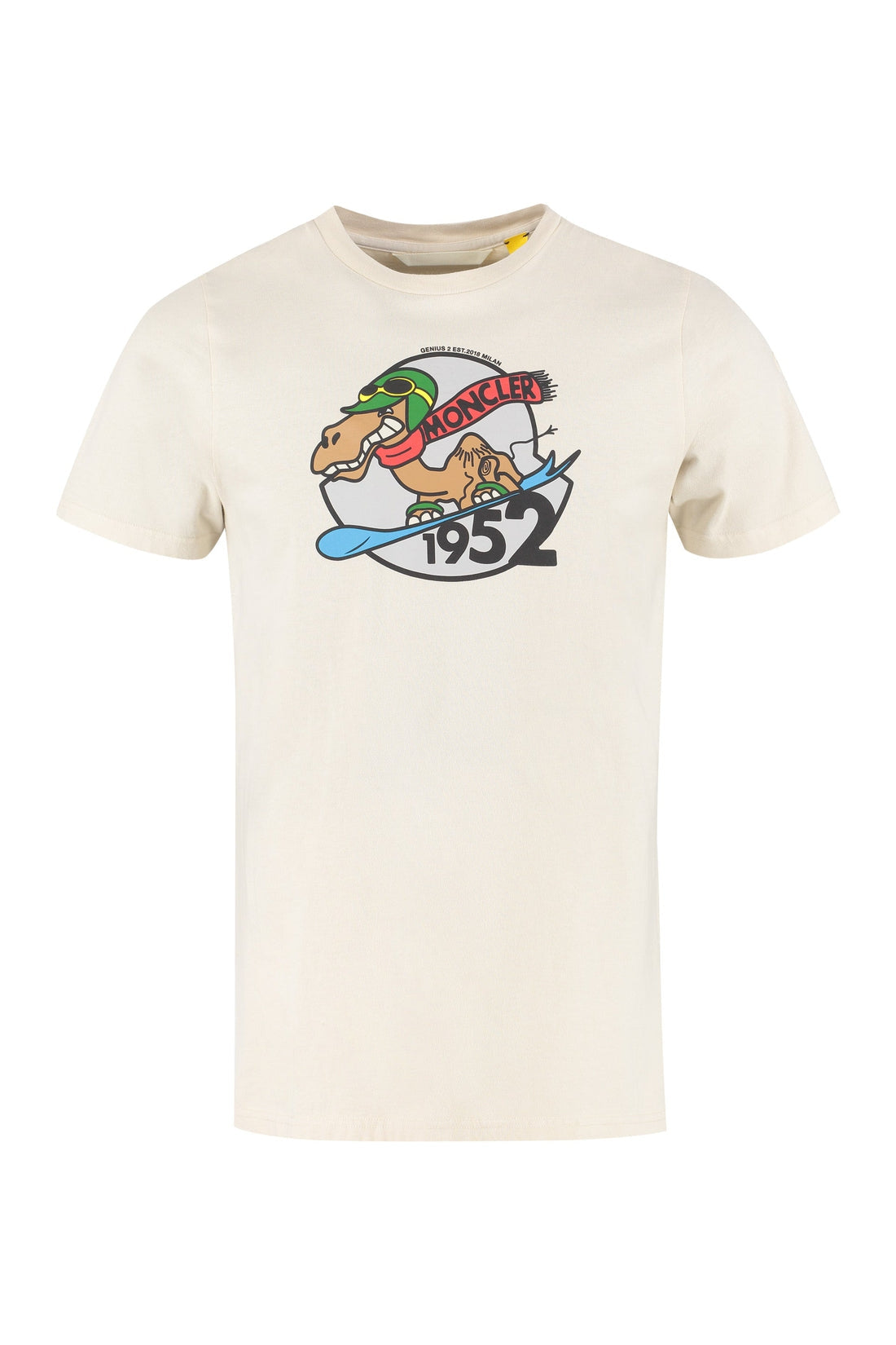 Moncler Genius-OUTLET-SALE-2 Moncler 1952 - Printed cotton T-shirt-ARCHIVIST