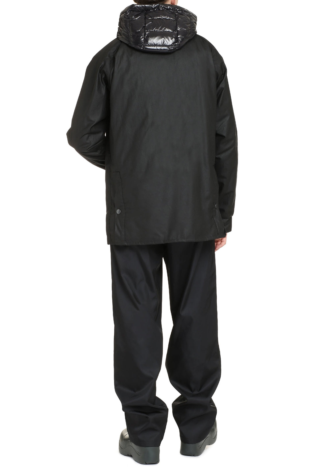 Moncler Genius-OUTLET-SALE-2 Moncler 1952 - Wight hooded short down jacket-ARCHIVIST