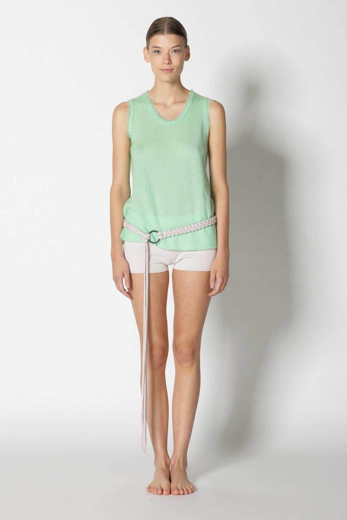 Fluffy Fringe Crew Top