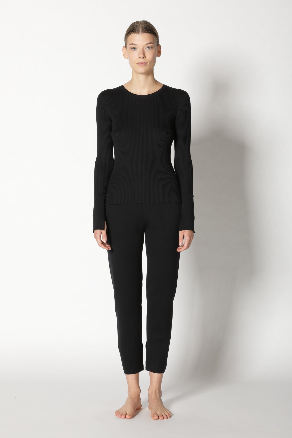 Silky Rib Crew Jumper