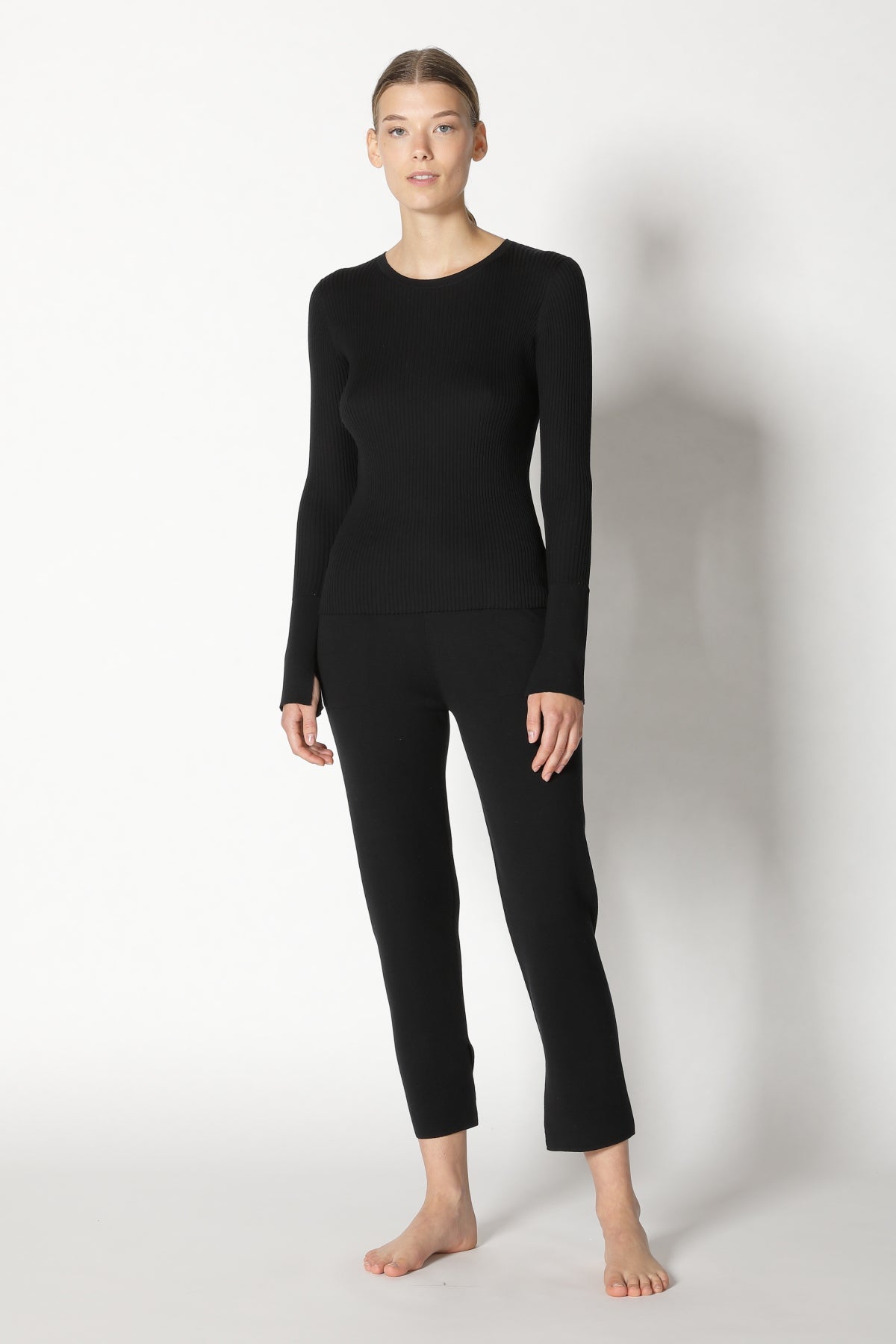 Silky Rib Crew Jumper