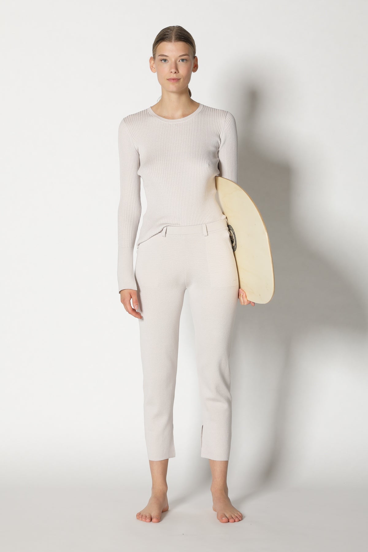 Silky Rib Crew Jumper