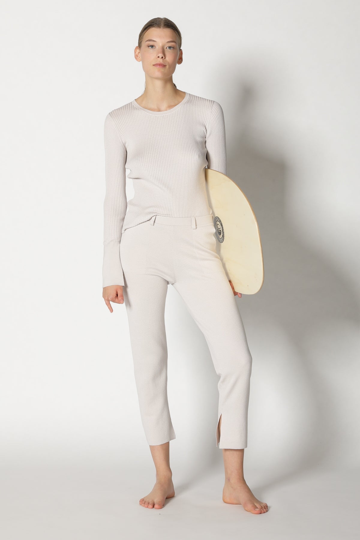 Silky Rib Crew Jumper