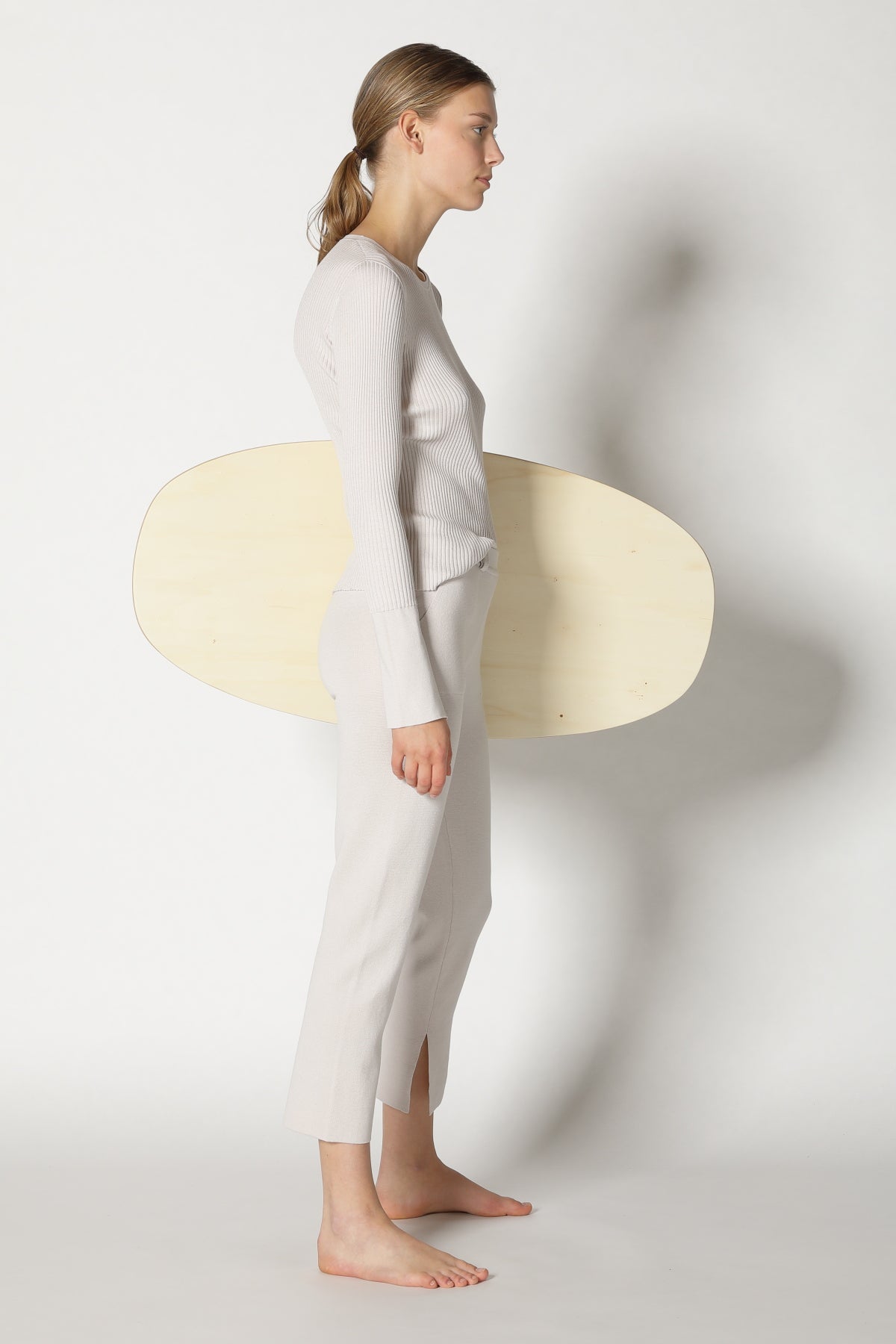 Silky Rib Crew Jumper