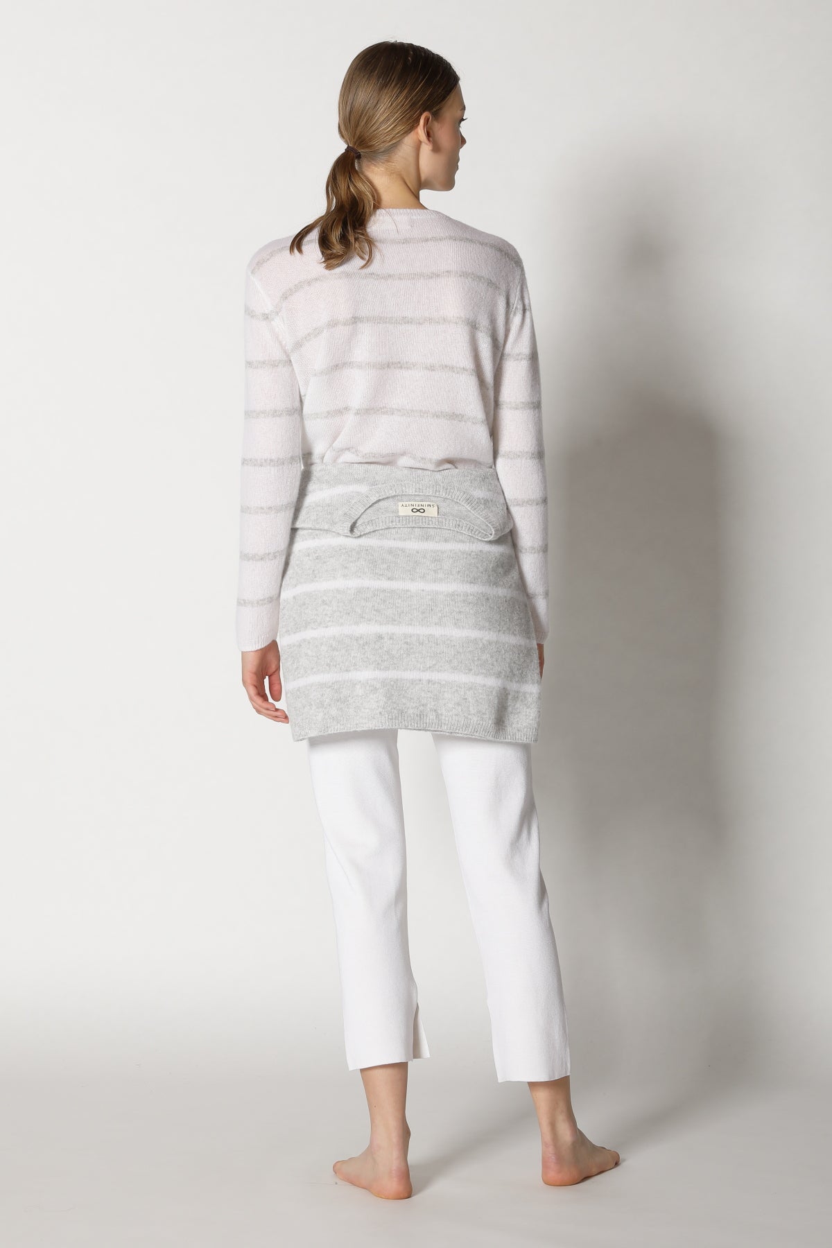 Blurry Stripe Crewneck