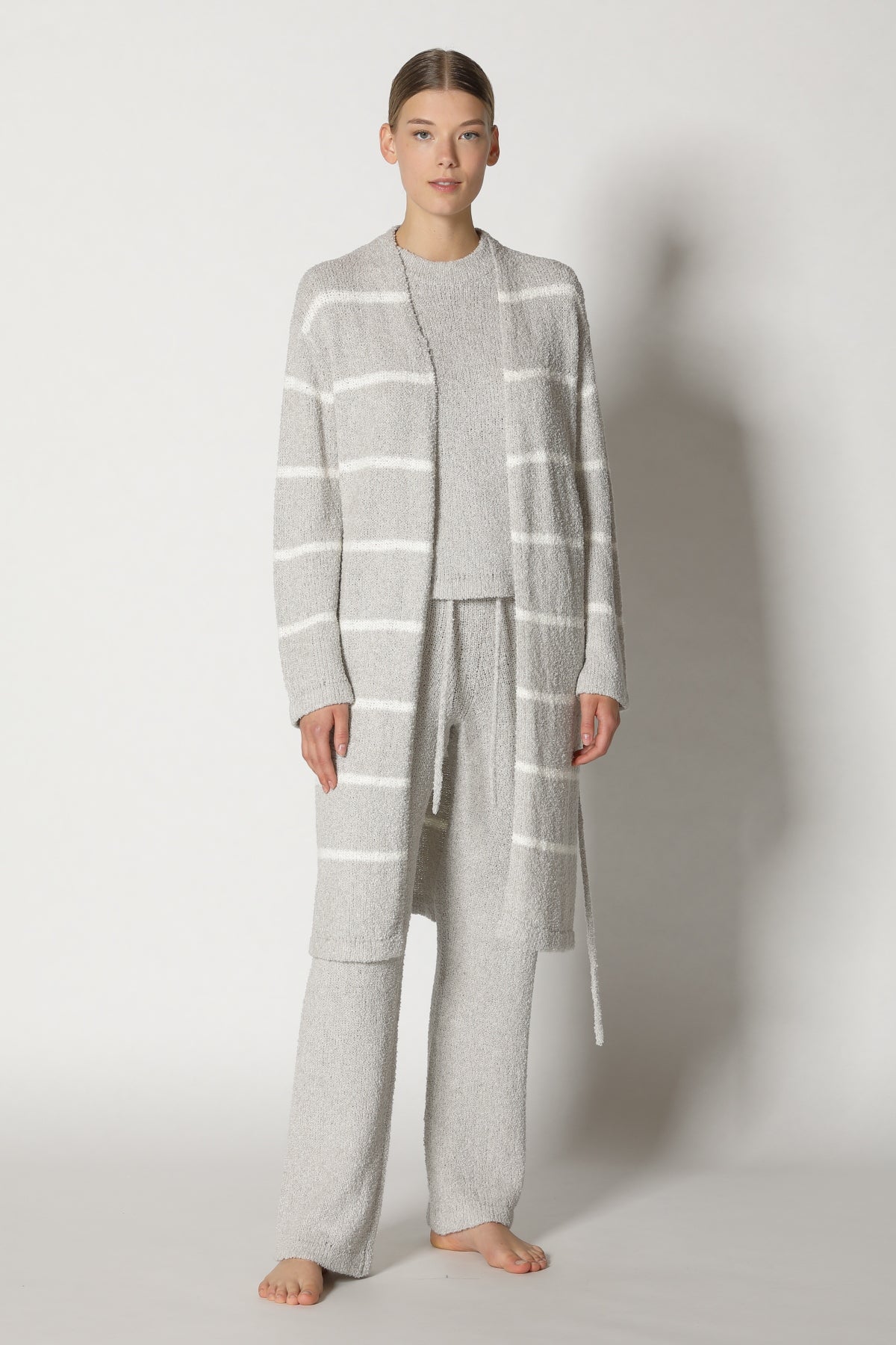 Terry Tropic Stripe Coat