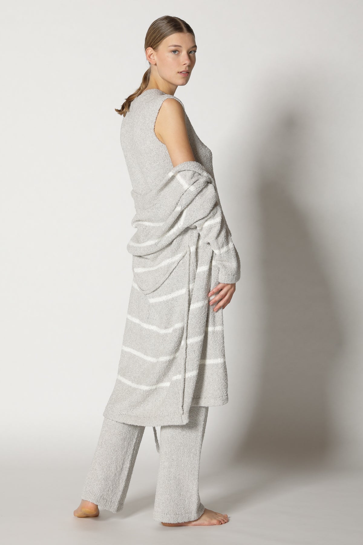 Terry Tropic Stripe Coat