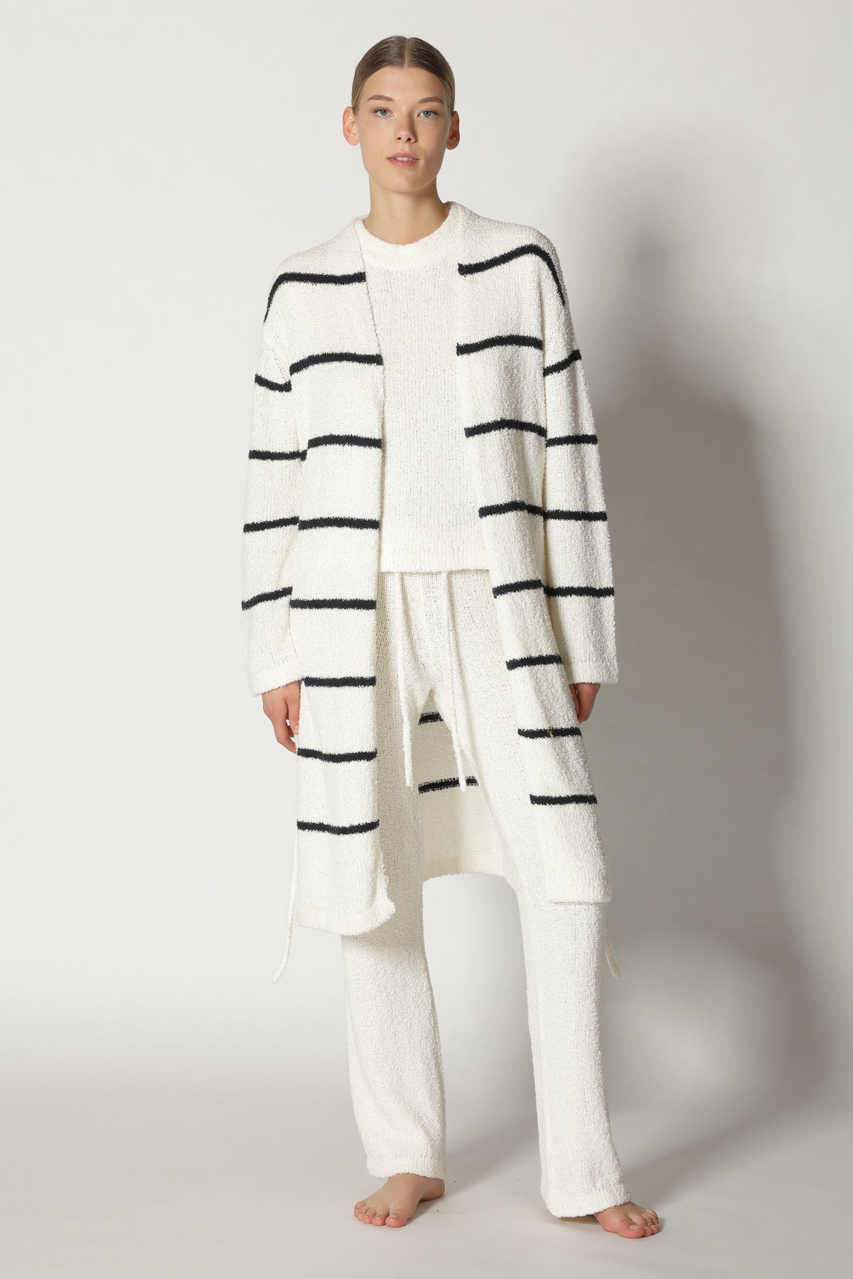 Terry Tropic Stripe Coat